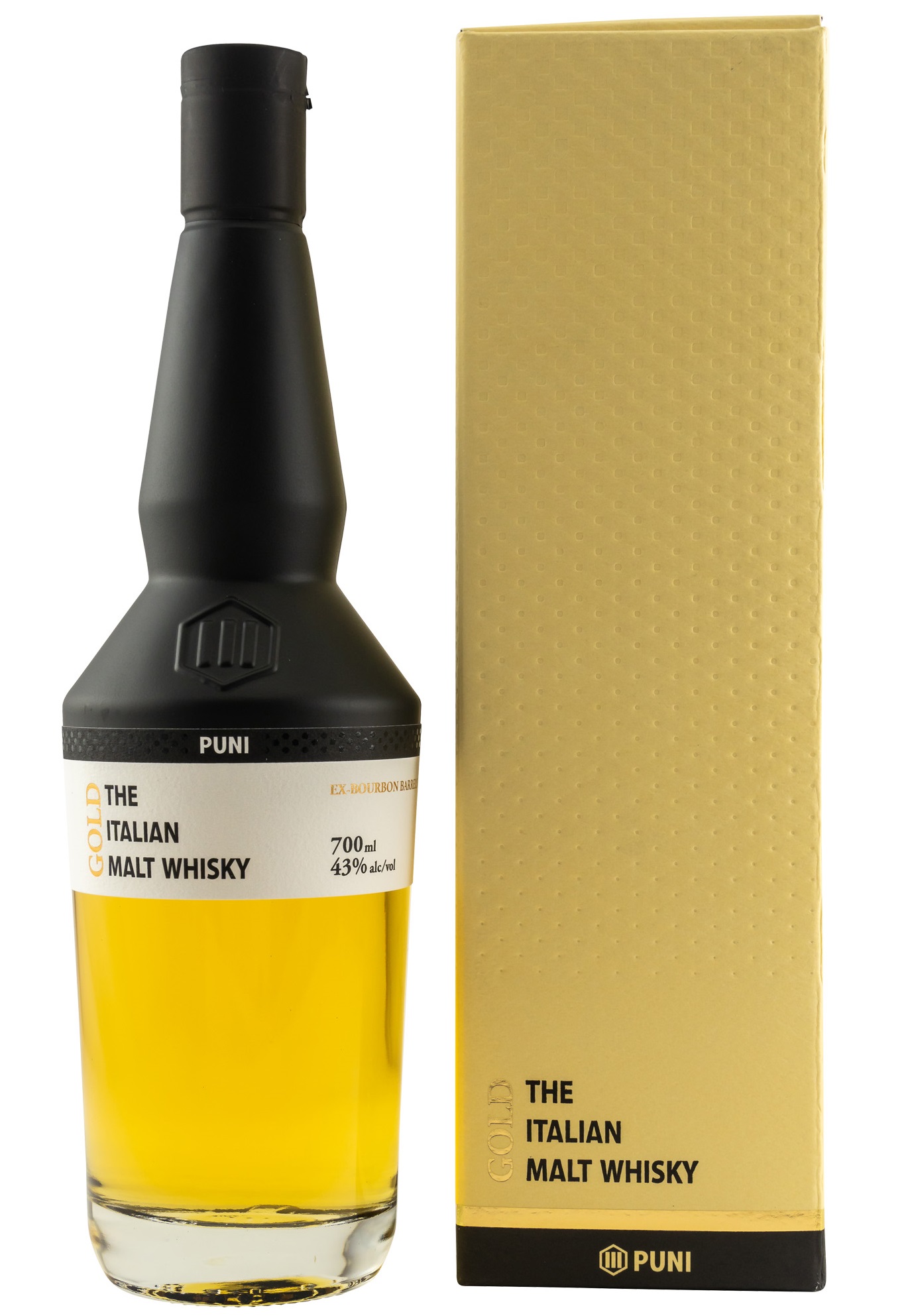 Puni Gold The Italian Malt Whisky 43.0% 0,7l