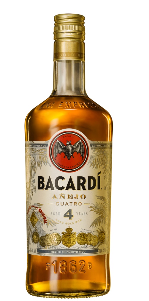 Bacardi 4 Jahre Anejo Cuatro 40.0% 0,7l