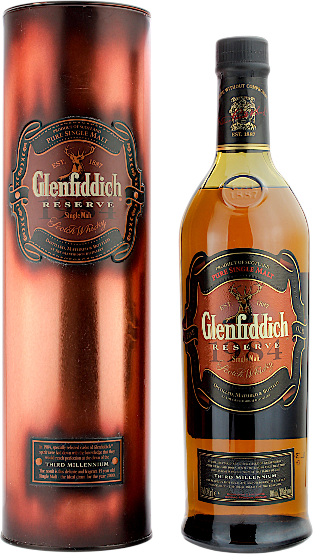 Glenfiddich Reserve 15 Jahre 1984/2000 Third Millenium 40.0% 0,7l