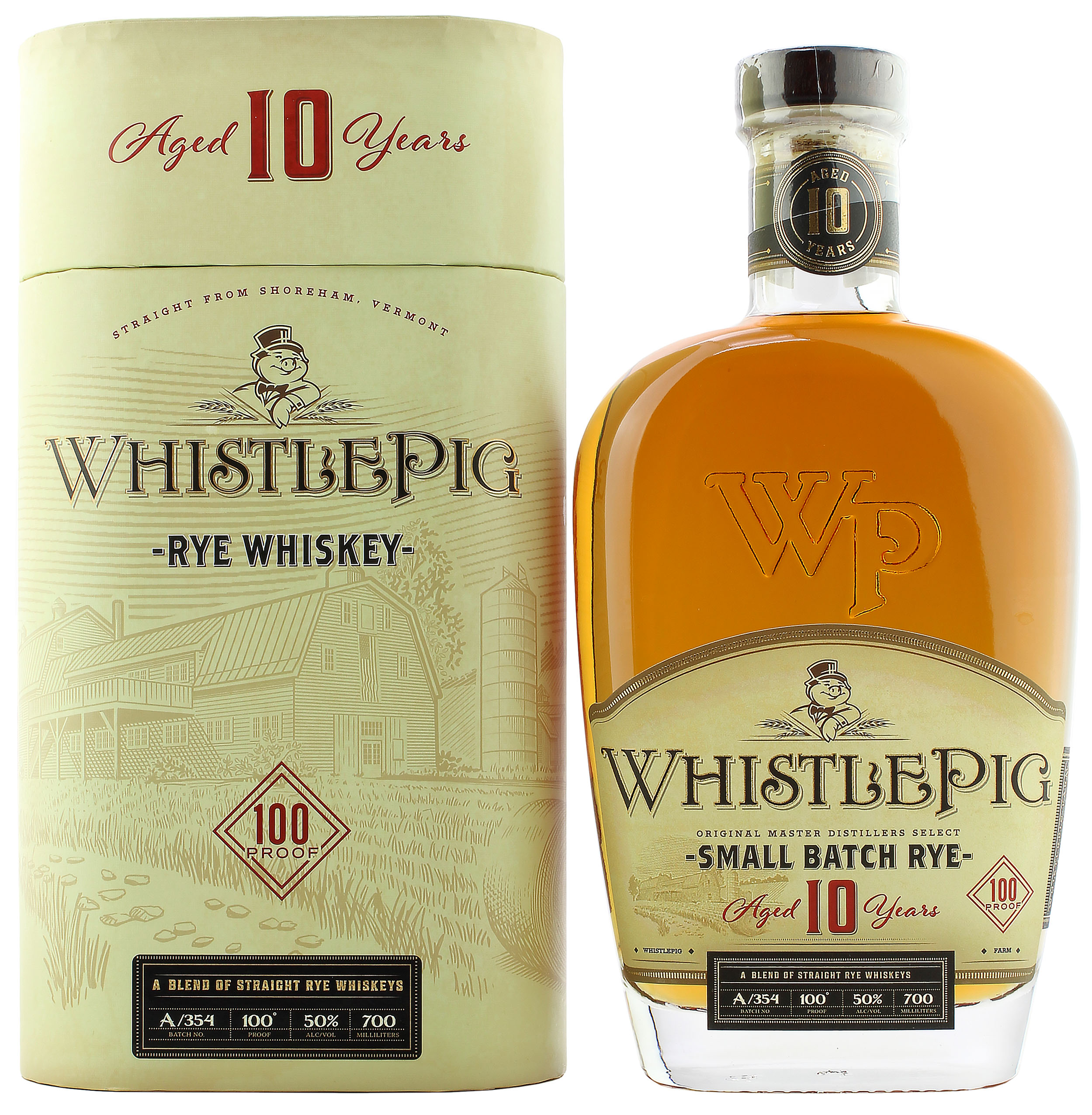 WhistlePig 10 Jahre Small Batch Rye 50.0% 0,7l