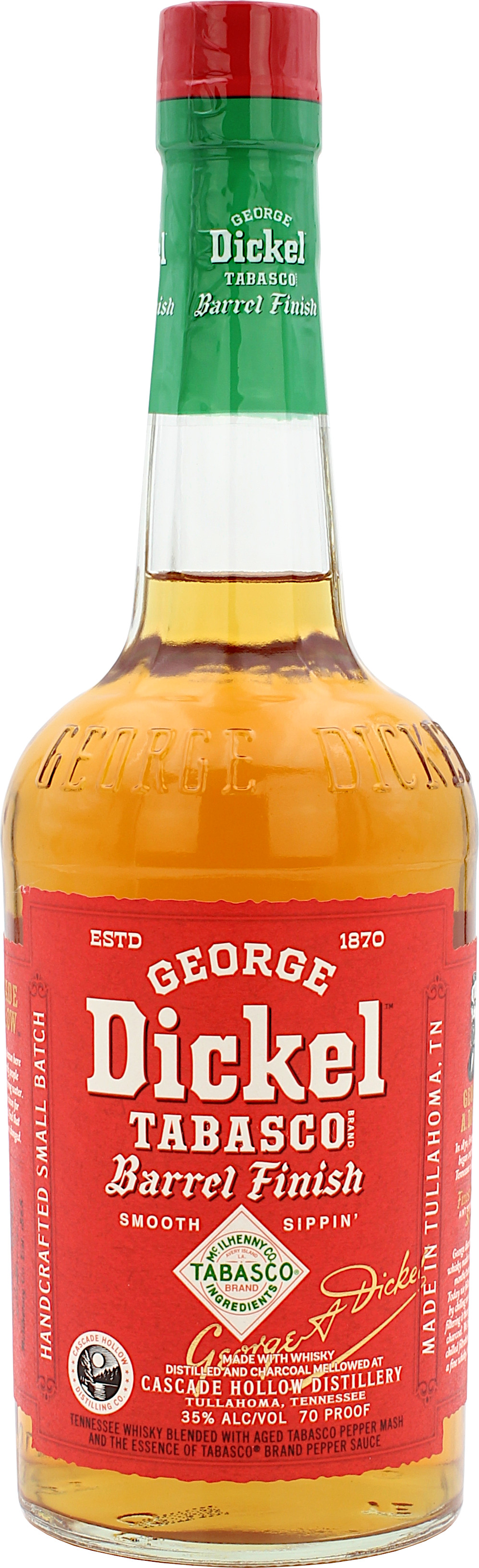 George Dickel Tabasco Barrel Finish 35.0% 0,7l