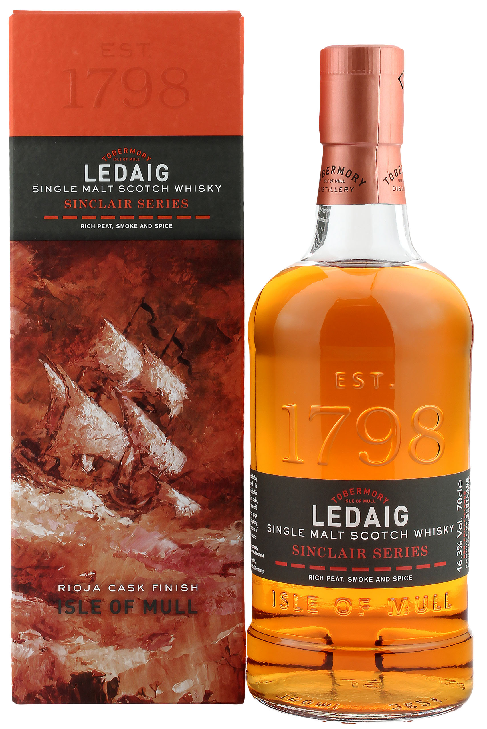 Ledaig Rioja Cask Finish Sinclair Series 46.3% 0,7l