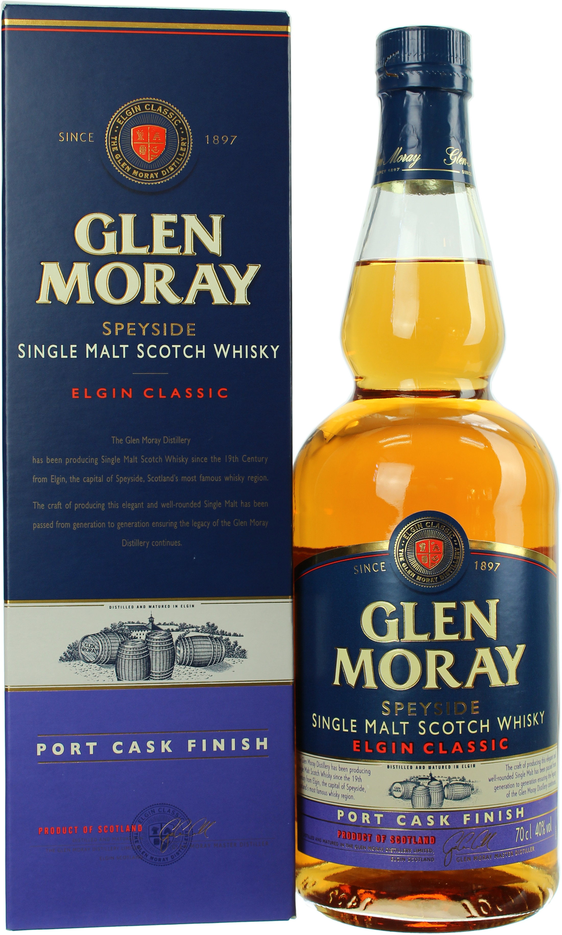 Glen Moray Port Cask Finish 40.0% 0,7l