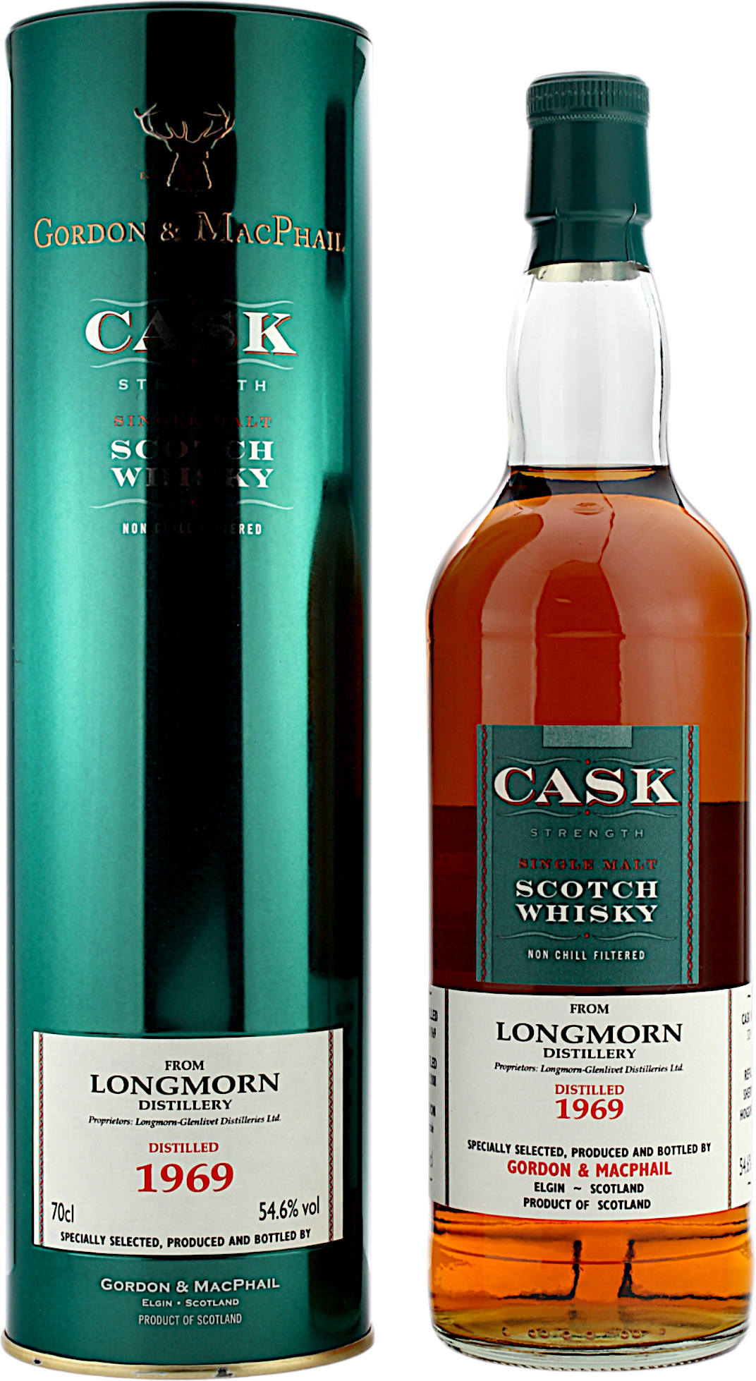 Longmorn 38 Jahre 1969/2008 Gordon & MacPhail Cask Strength 54.6% 0,7l