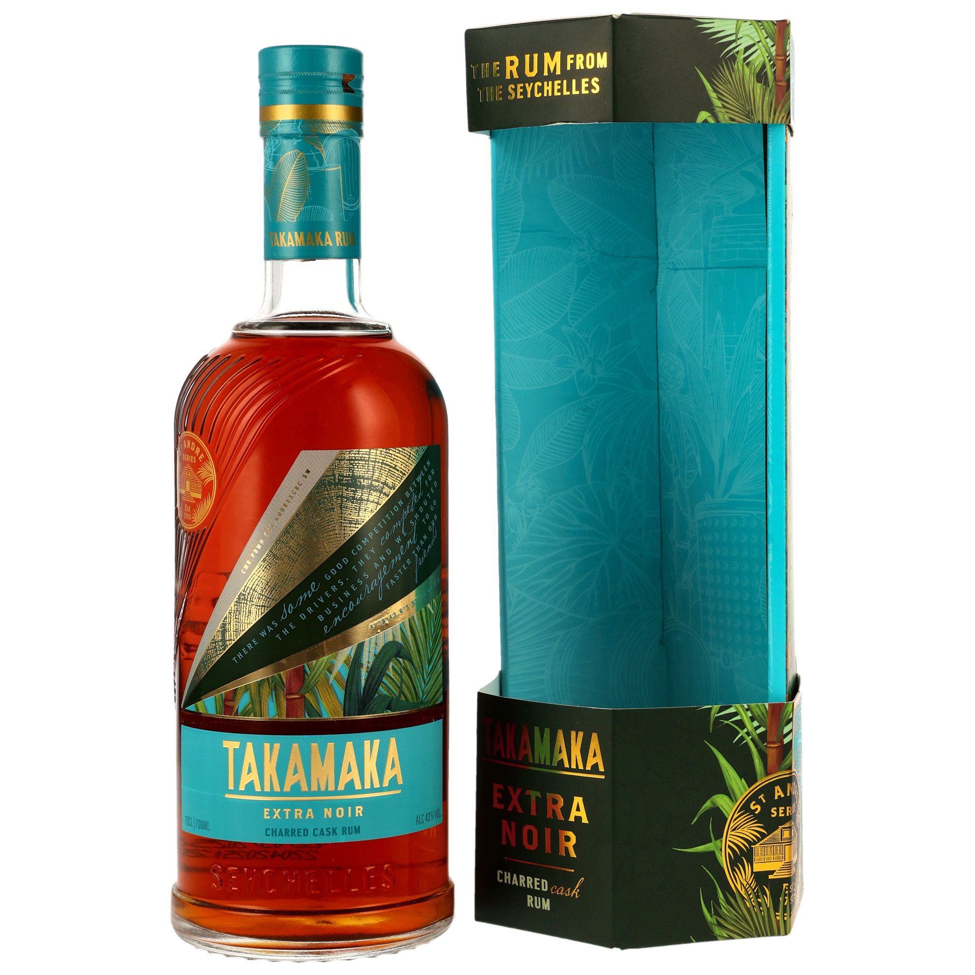 Takamaka Extra Noir Rum neues Design 43.0% 0,7l