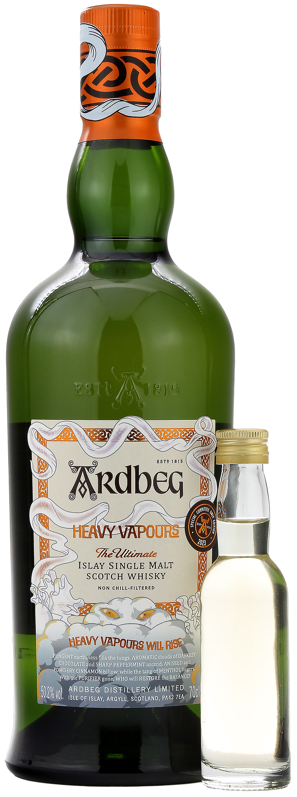 Ardbeg Heavy Vapours Committee Release 2023 mit Sample 50.2% 0,7l