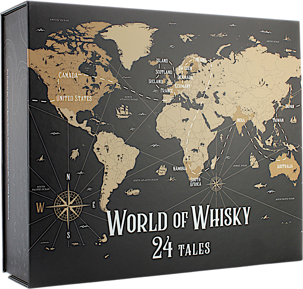 World of Whisky Adventskalender 2025 Whiskyzone 43.6% 24x30ml 