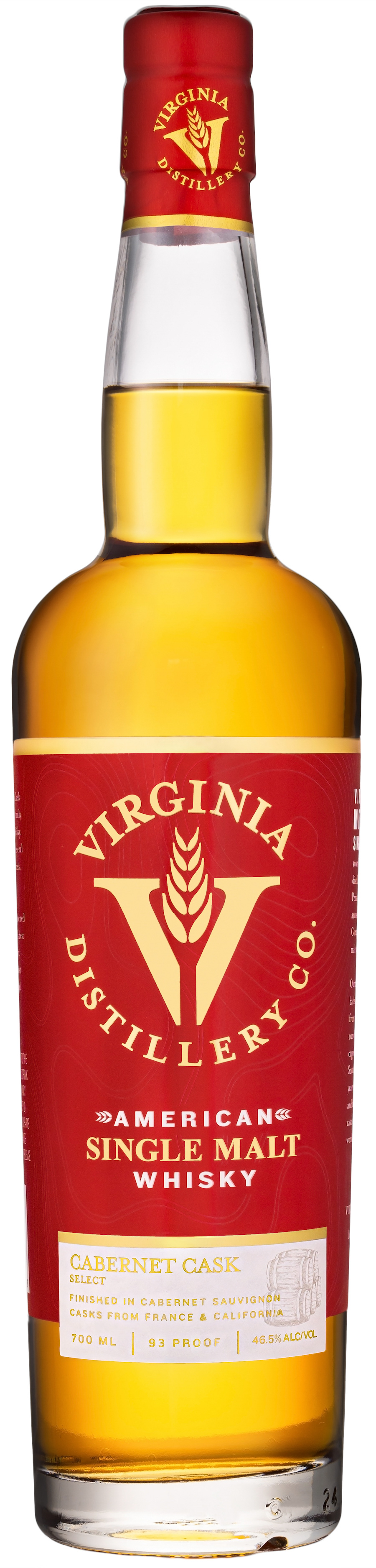 Virginia Distillery Co. American Single Malt Cabernet Cask Select 46.5% 0,7l