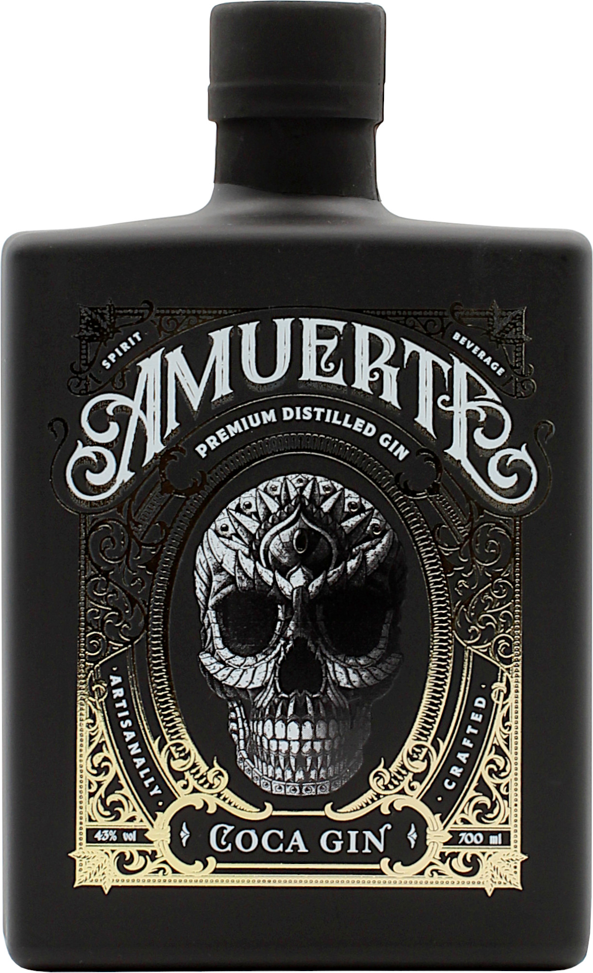Amuerte Coca Leaf Gin Black Edition 43.0% 0,7l