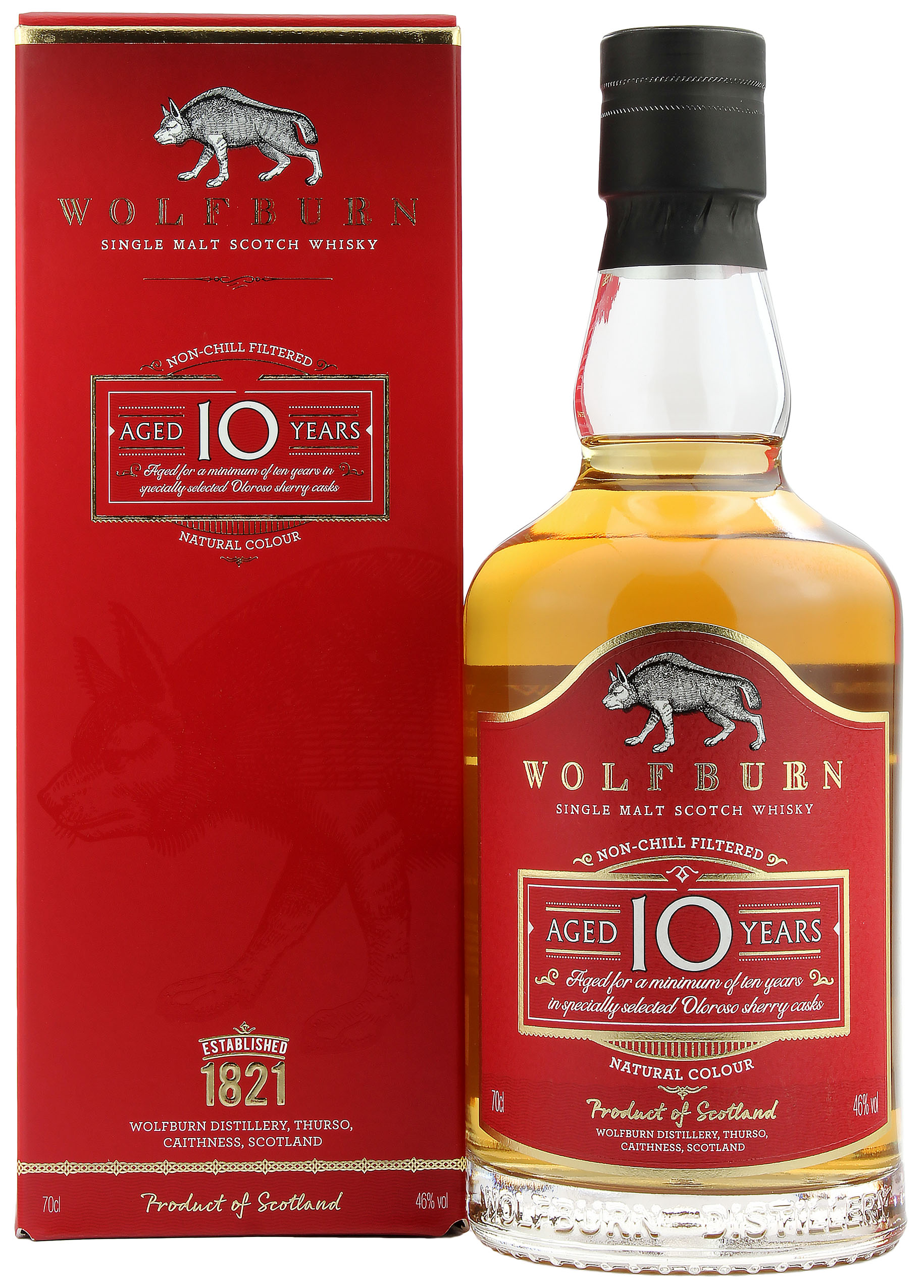 Wolfburn 10 Jahre Oloroso Sherry Casks 46.0% 0,7l