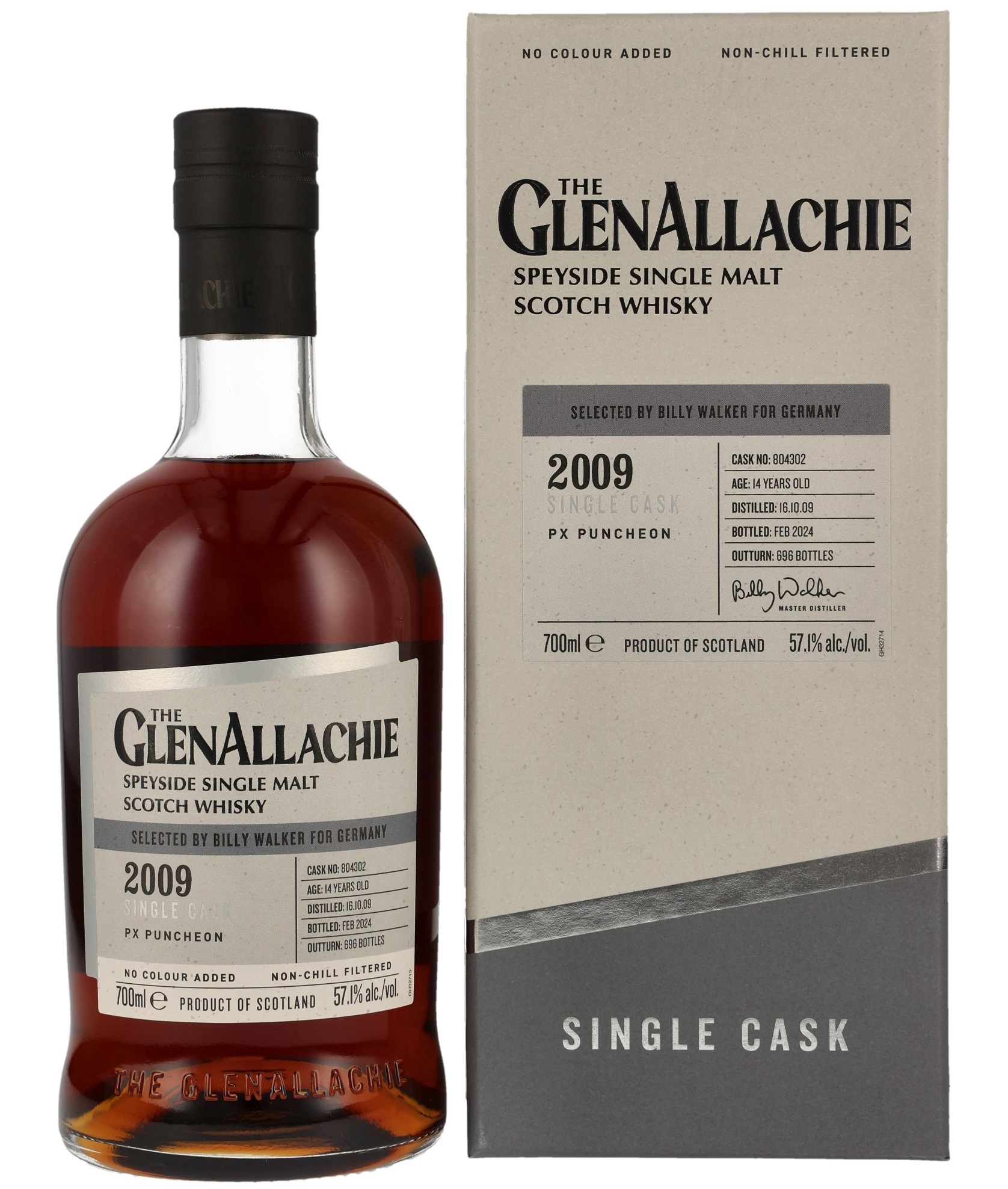 Glenallachie 14 Jahre 2009/2024 PX Sherry Single Cask 57.1% 0,7l