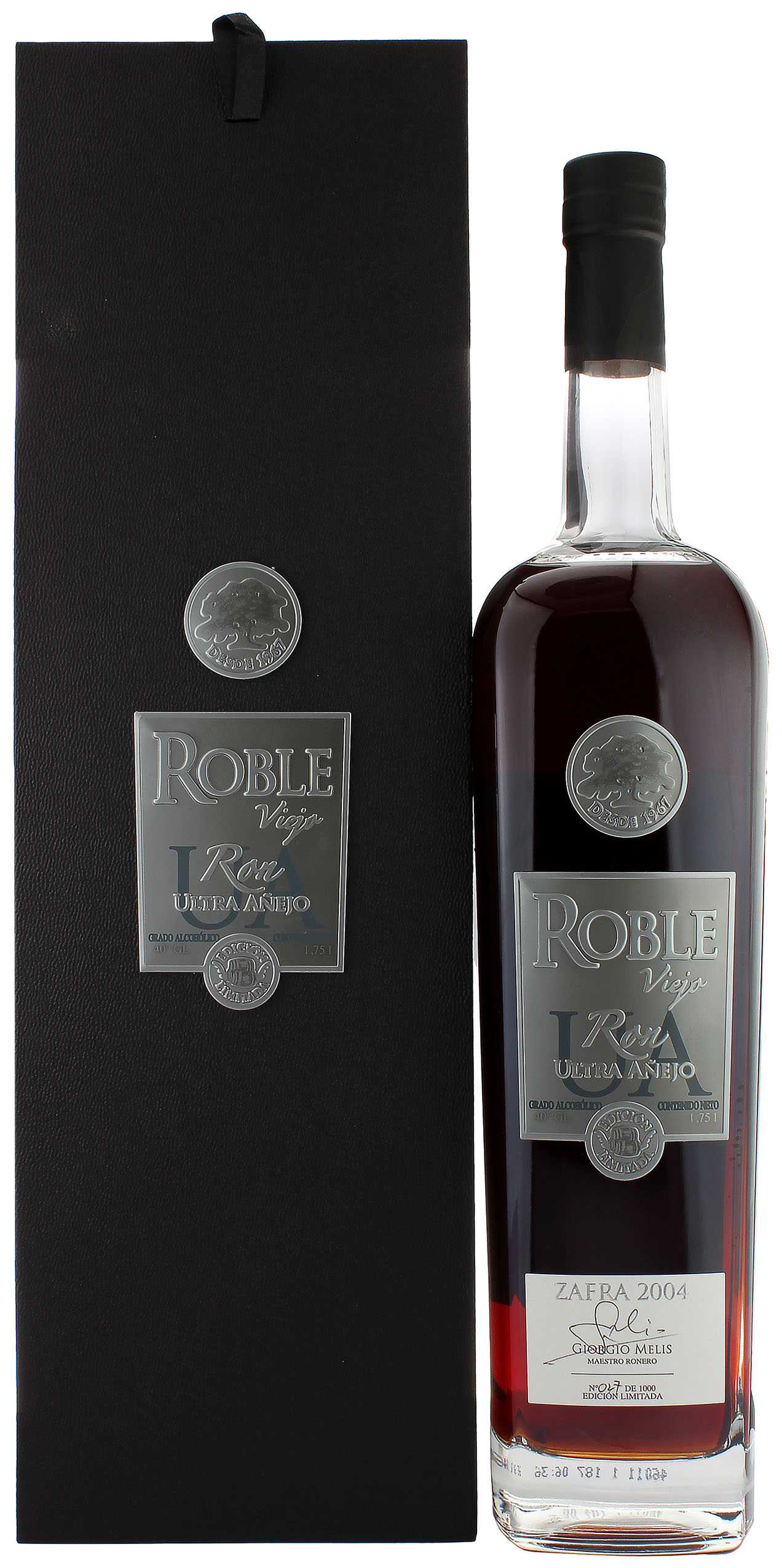 Ron Roble Zafra 15 Jahre 40.0% 1,75 Liter