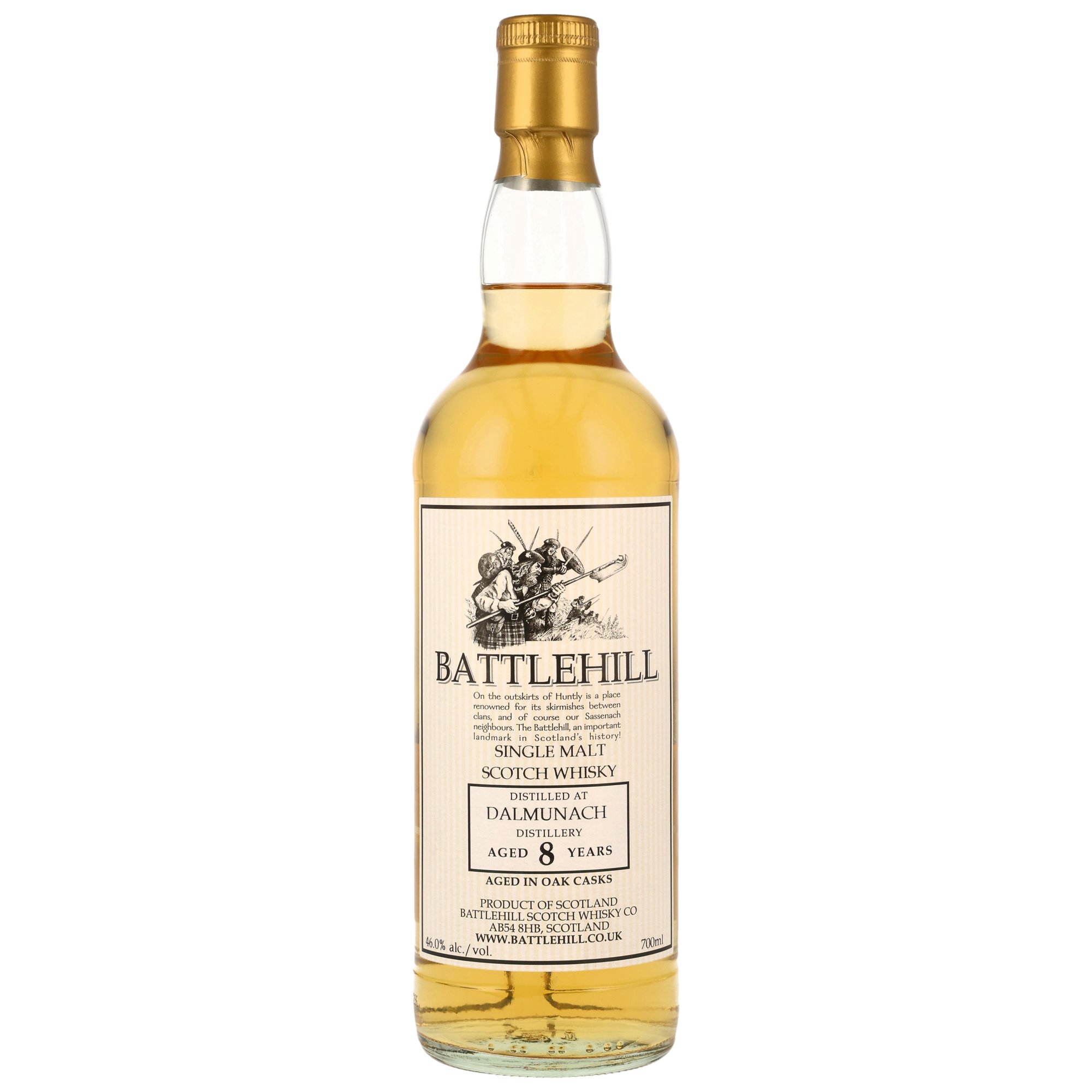 Dalmunach 8 Jahre Battlehill Duncan Taylor 46.0% 0,7l