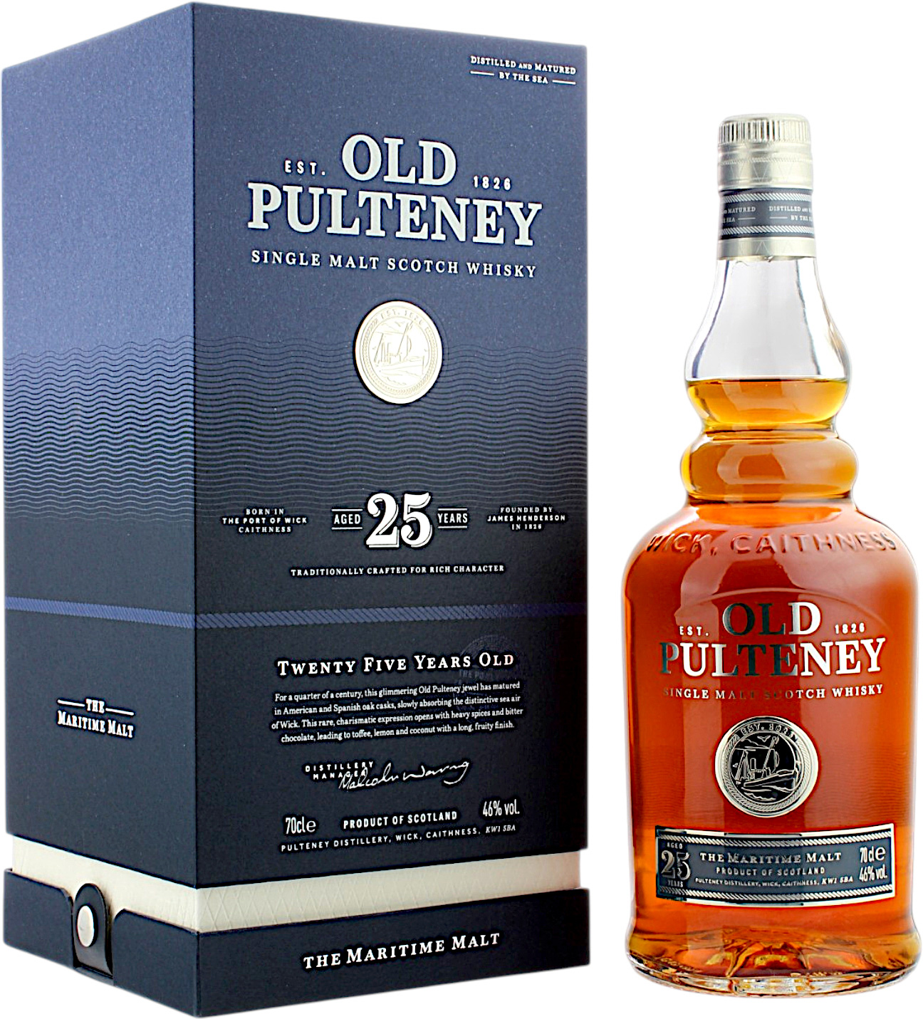 Old Pulteney 25 Jahre 46.0% 0,7l