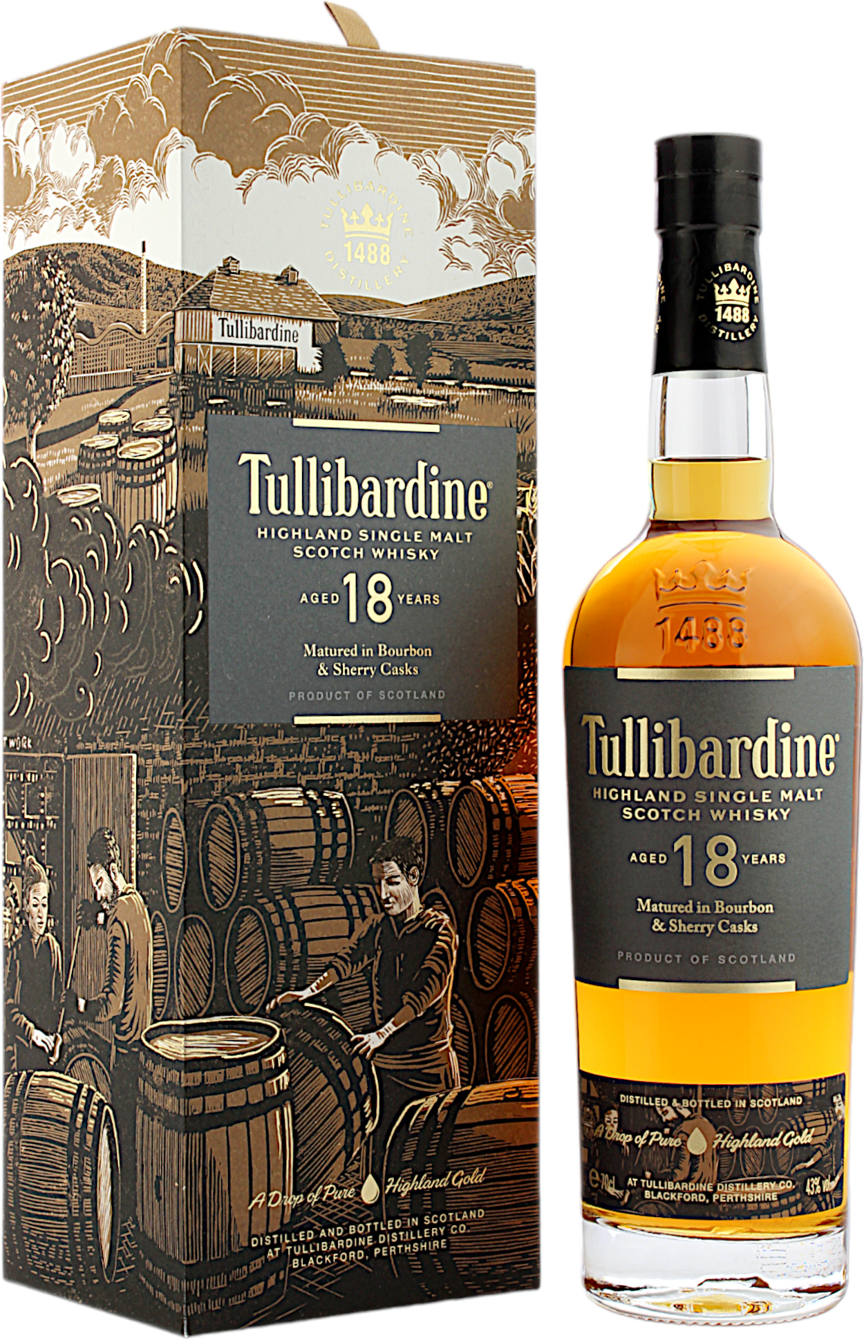 Tullibardine 18 Jahre 43.0% 0,7l