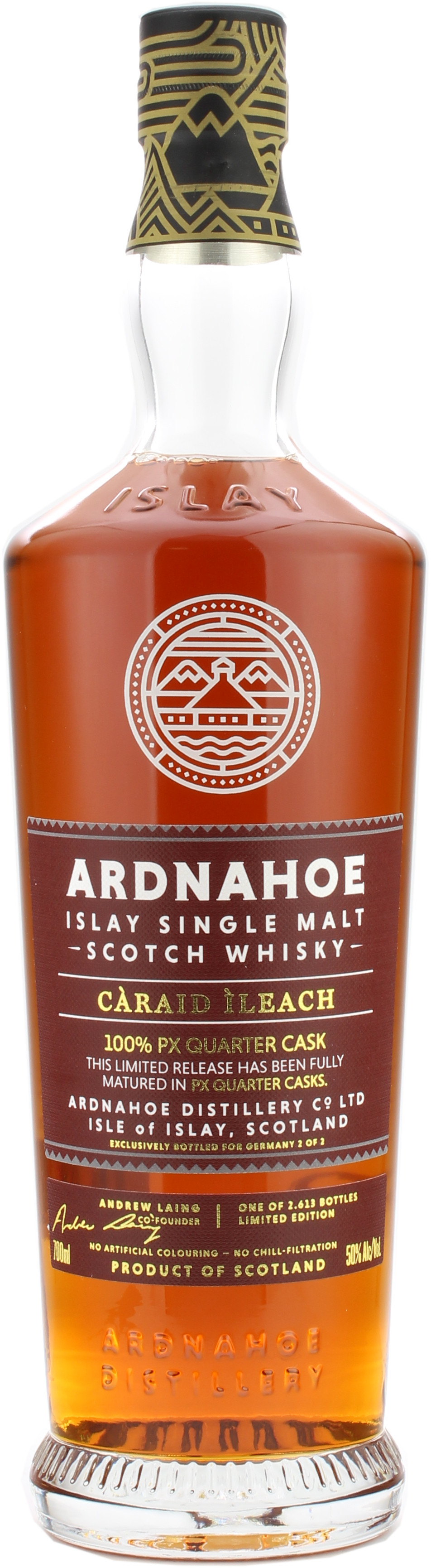 Ardnahoe PX Sherry Quarter Casks Càraid Ìleach 50.0% 0,7l