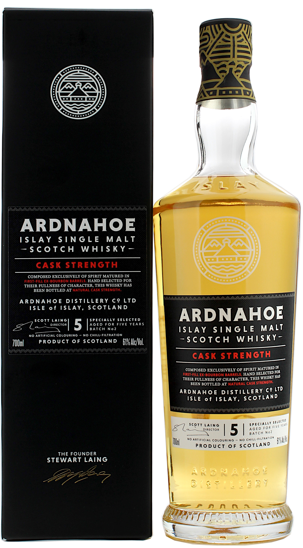 Ardnahoe 5 Jahre Cask Strength Batch 2 2026 61.0% 0,7l