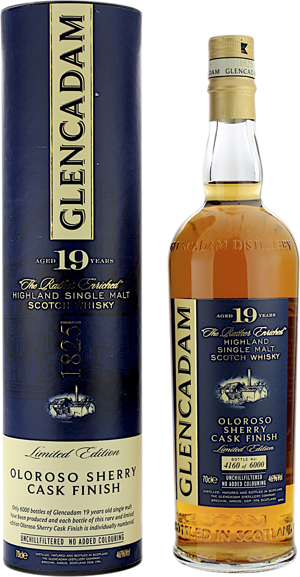 Glencadam 19 Jahre Oloroso Sherry Cask Finish 46.0% 0,7l