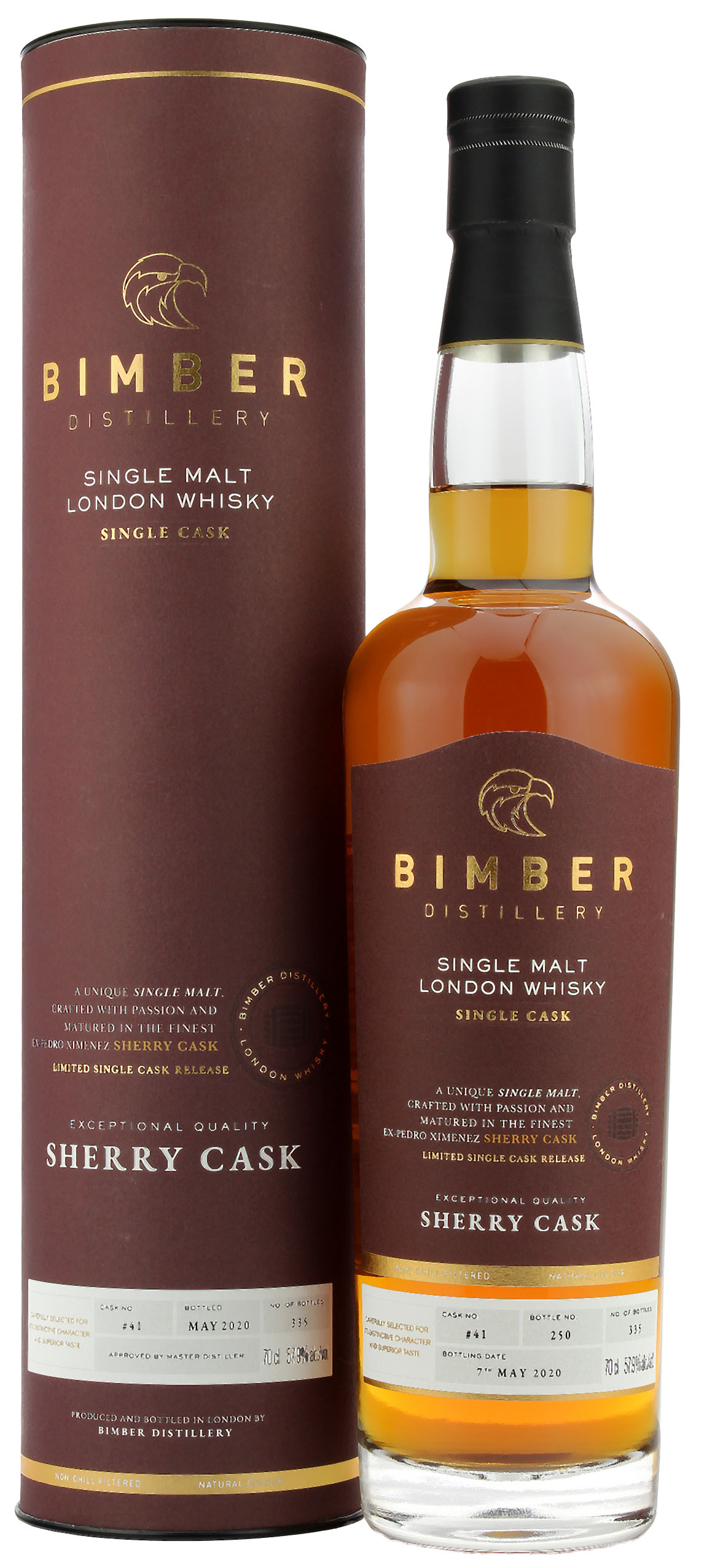 Bimber Vintage 2020 Sherry Single Cask #41 57.9% 0,7l