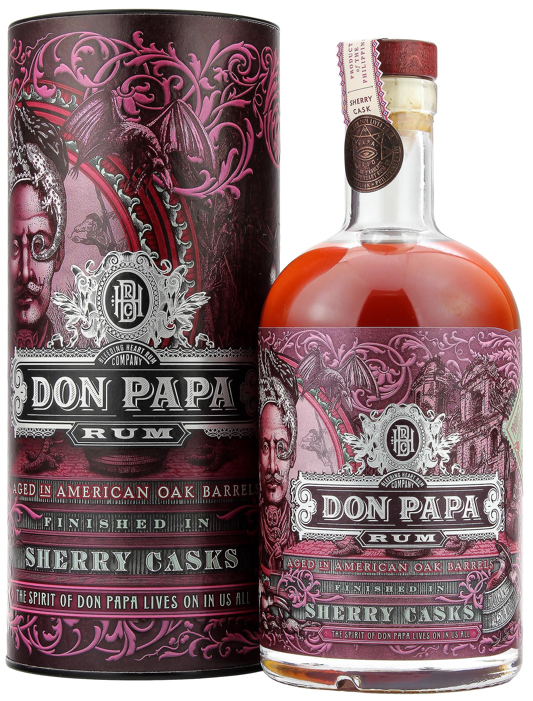 Don Papa Sherry Cask Rum 45.0% 0,7l