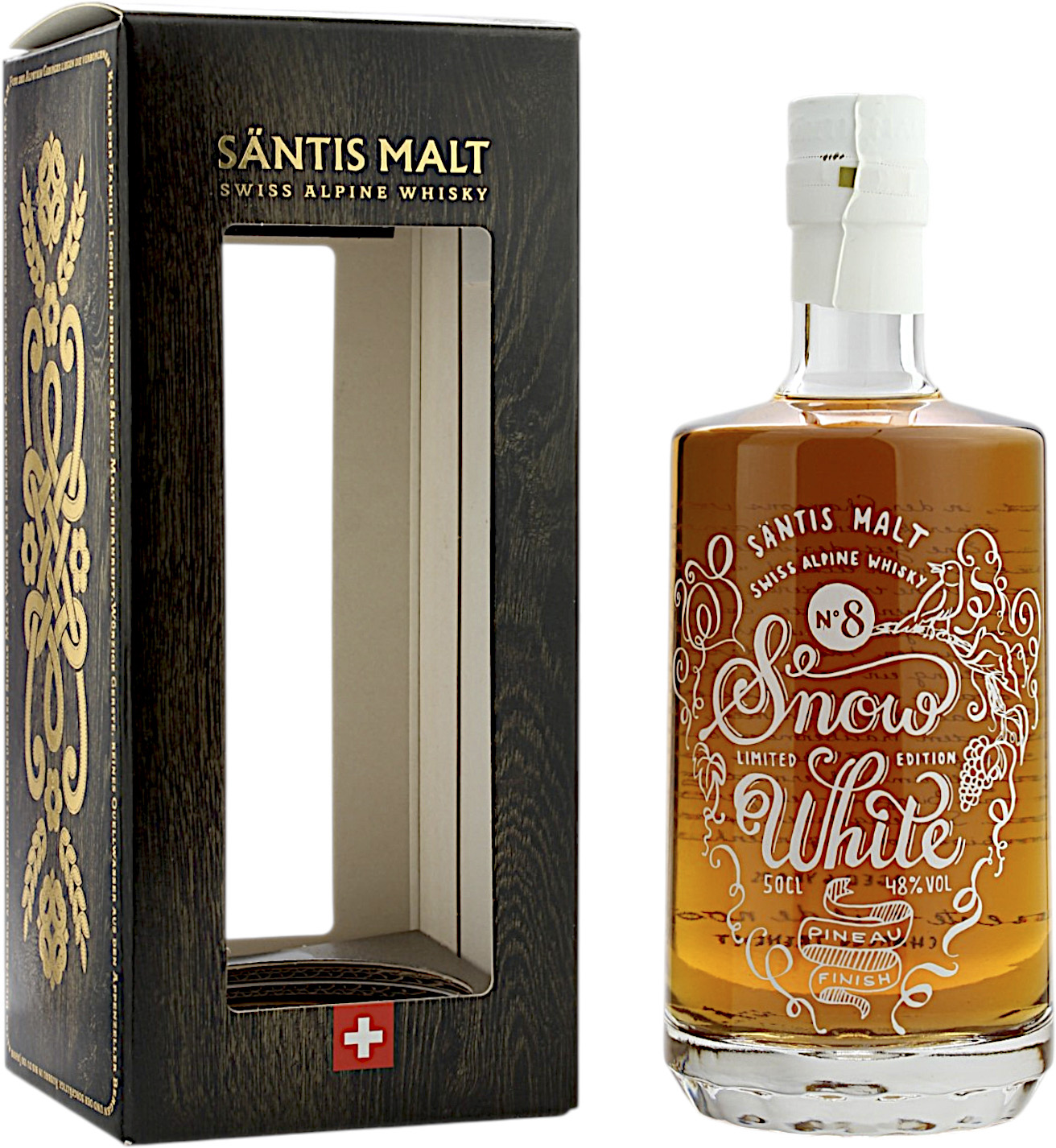 Säntis Malt 6 Jahre Snow White No.8 Limited Winter Edition 2020 48.0% 0,5l