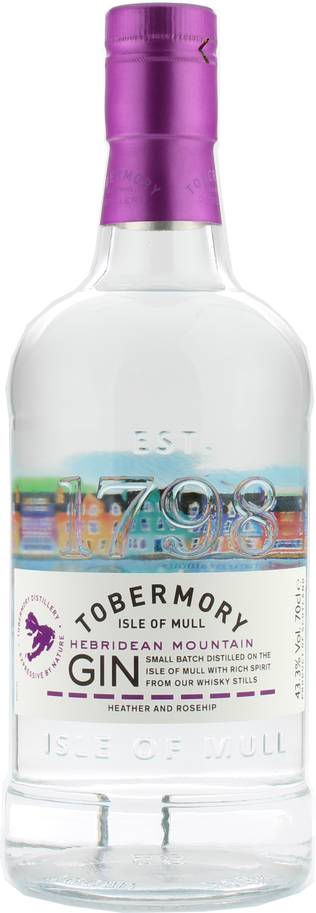 Tobermory Hebridean Gin 43.3% 0,7l