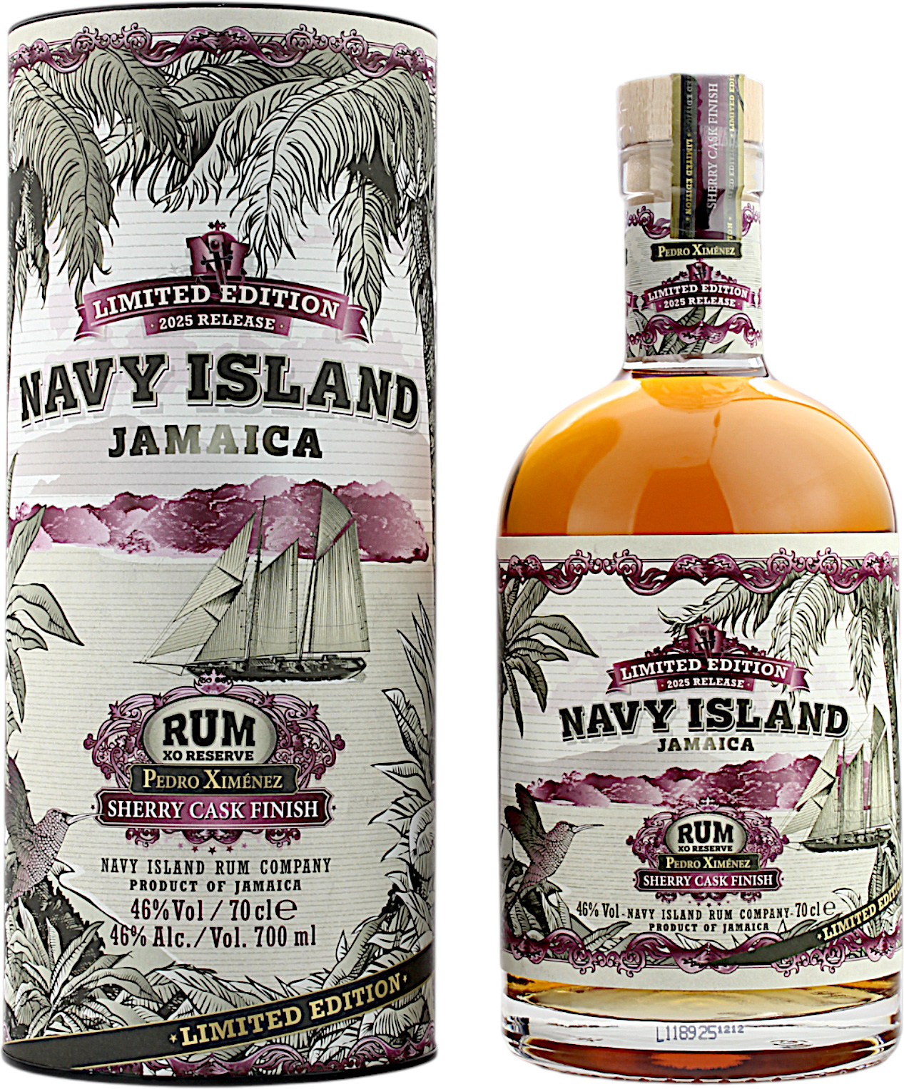 Navy Island Rum PX Cask Finish 2025 46.0% 0,7l