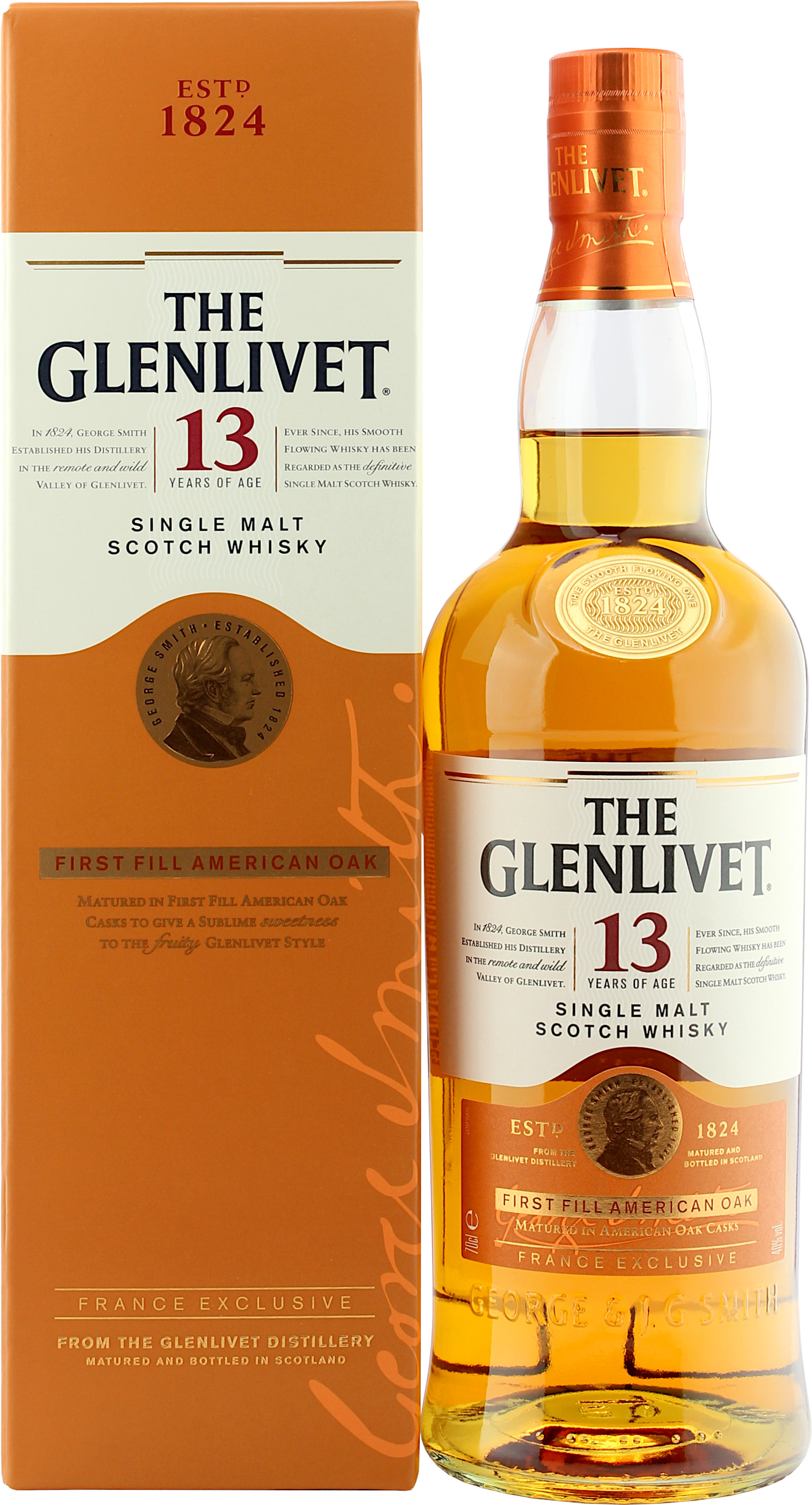 Glenlivet 13 Jahre First Fill American Oak Cask 40.0% 0,7l