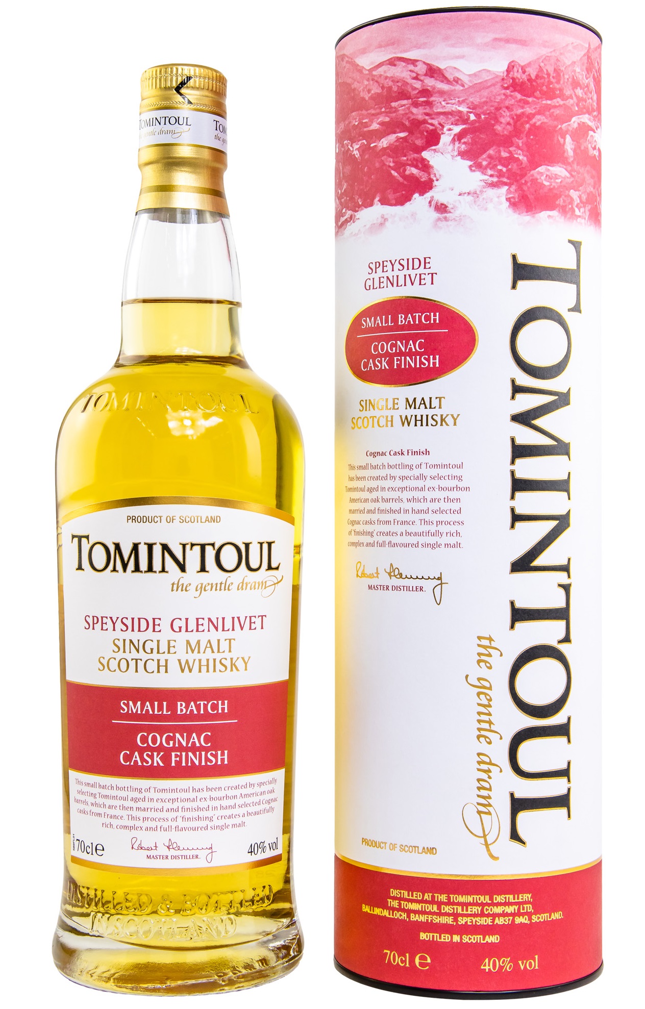Tomintoul Cognac Cask Finish 40.0% 0,7l