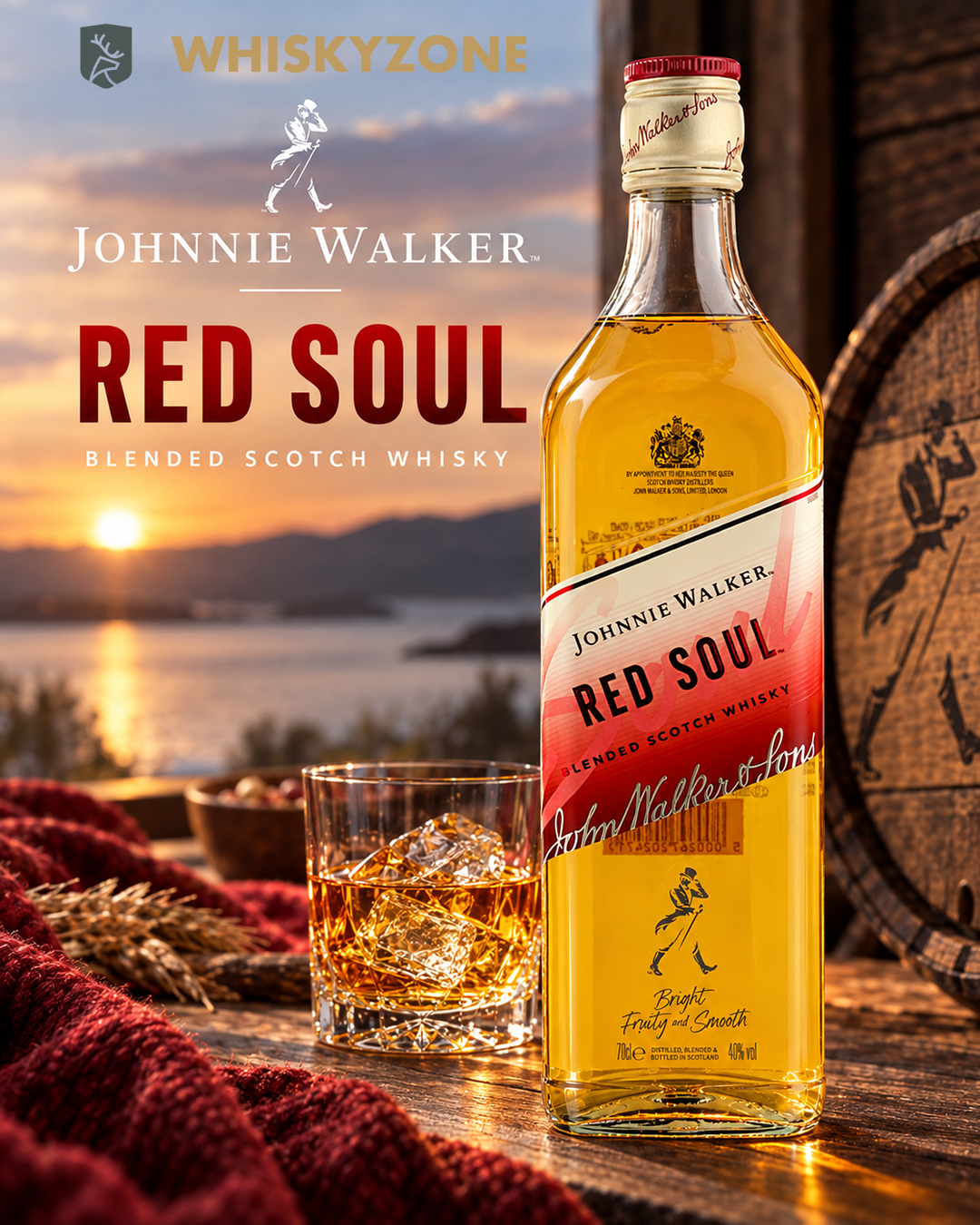 Johnnie Walker Red Soul 40.0% 0,7l – Ansicht 3