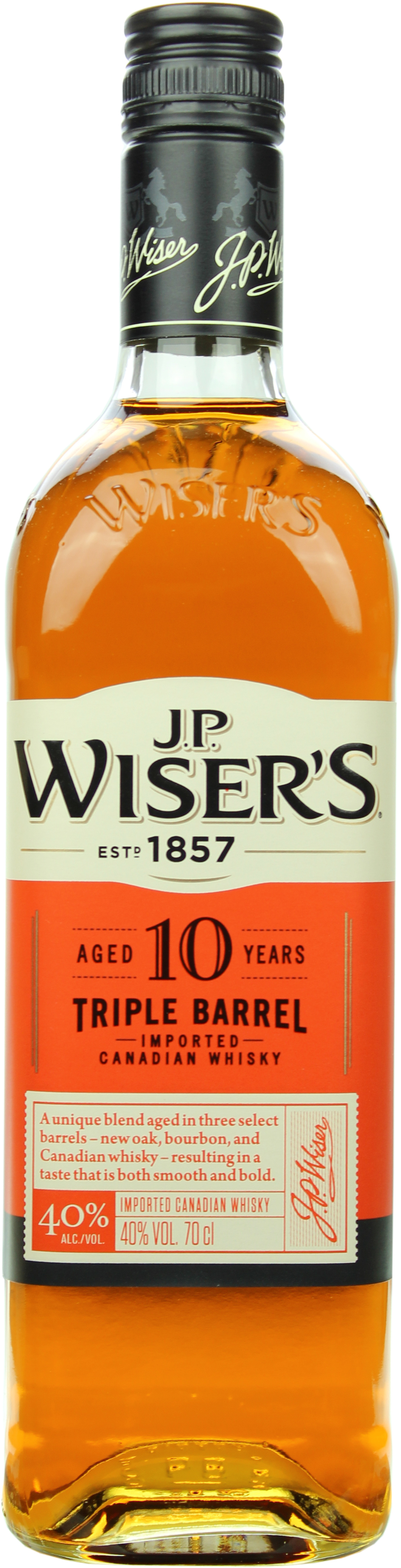 J.P. Wiser's 10 Jahre (Kanada) 40.0% 0,7l