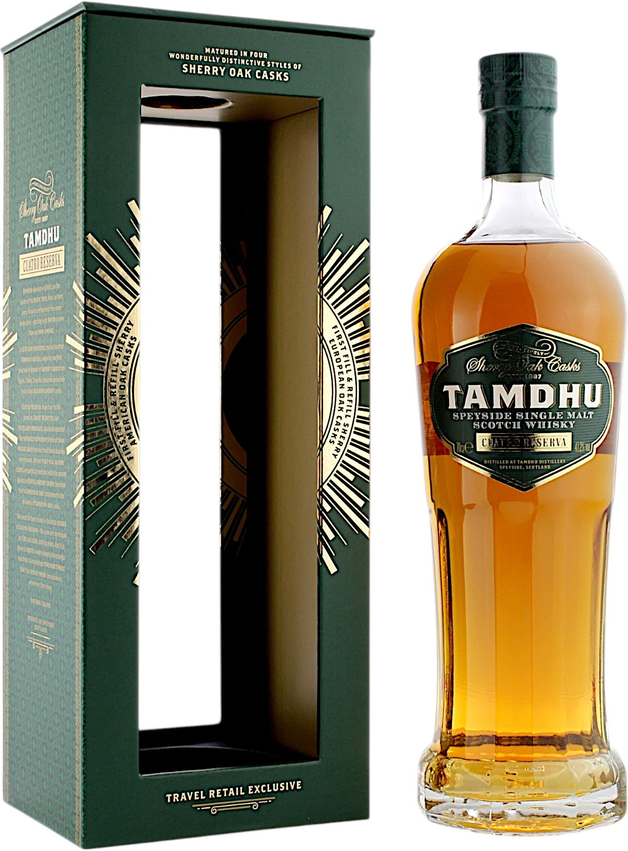 Tamdhu Cuatro Reserva Sherry Cask 41.2% 0,7l