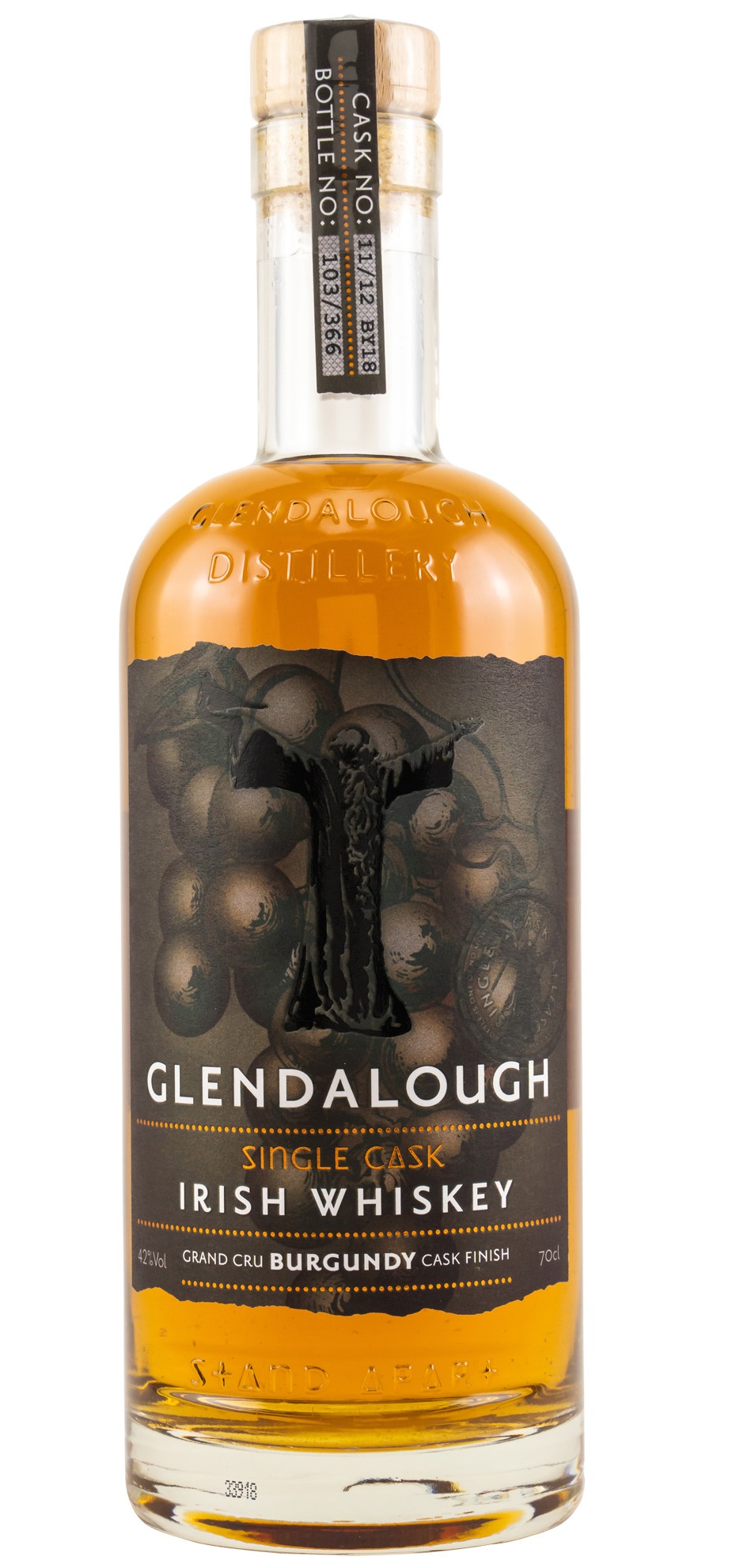 Glendalough Single Cask Burgundy Grand Cru Finish 42.0% 0,7l