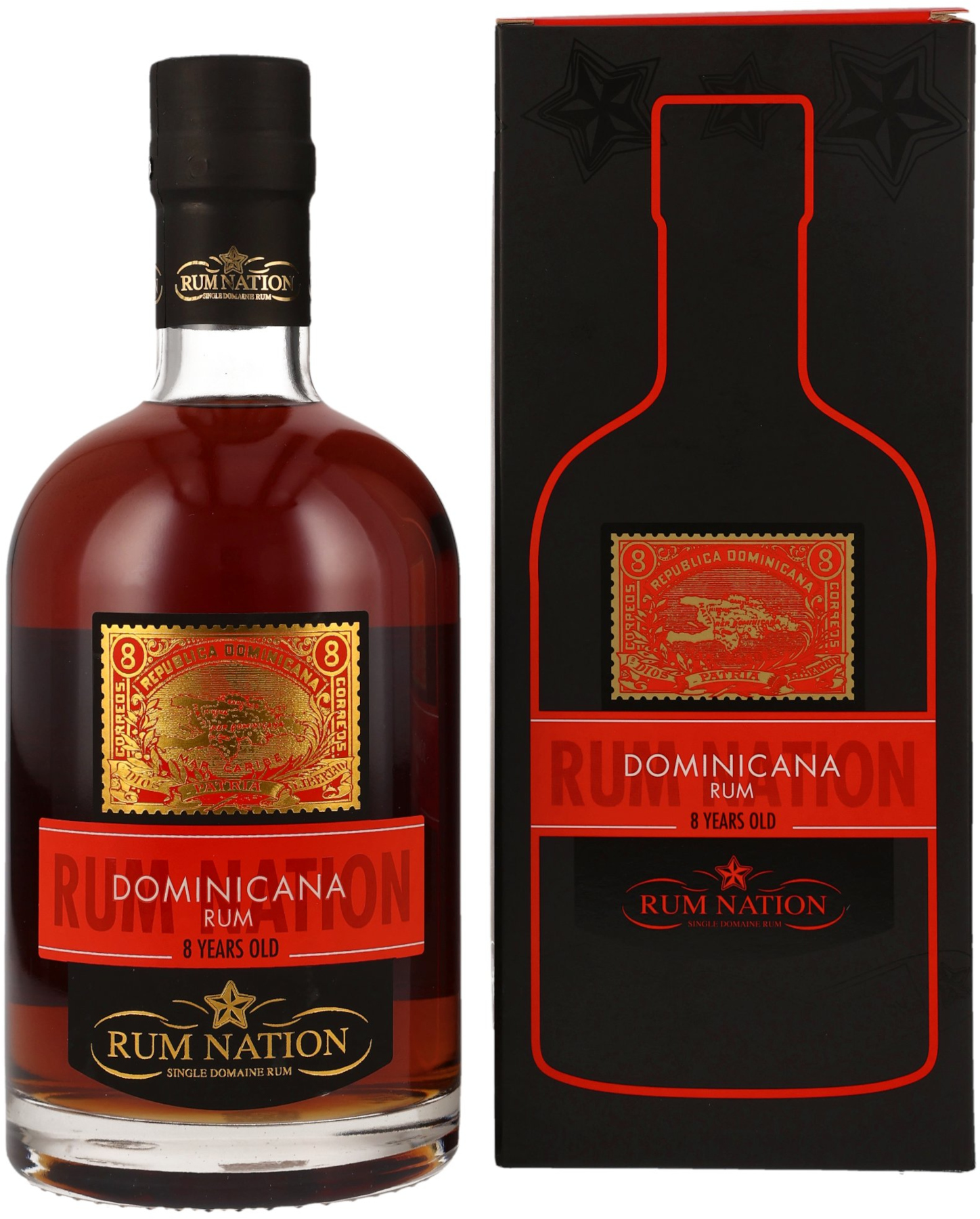 Rum Nation Dominicana 8 Jahre 40.9% 0,7l