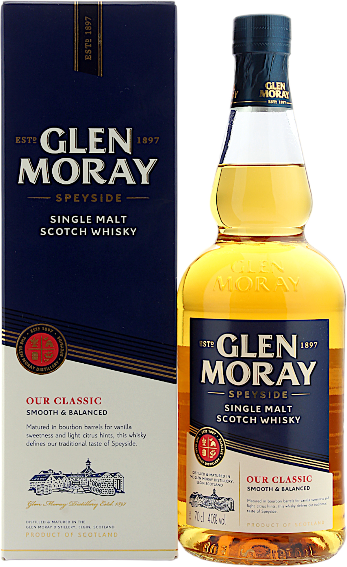 Glen Moray Classic 40.0% 0,7l