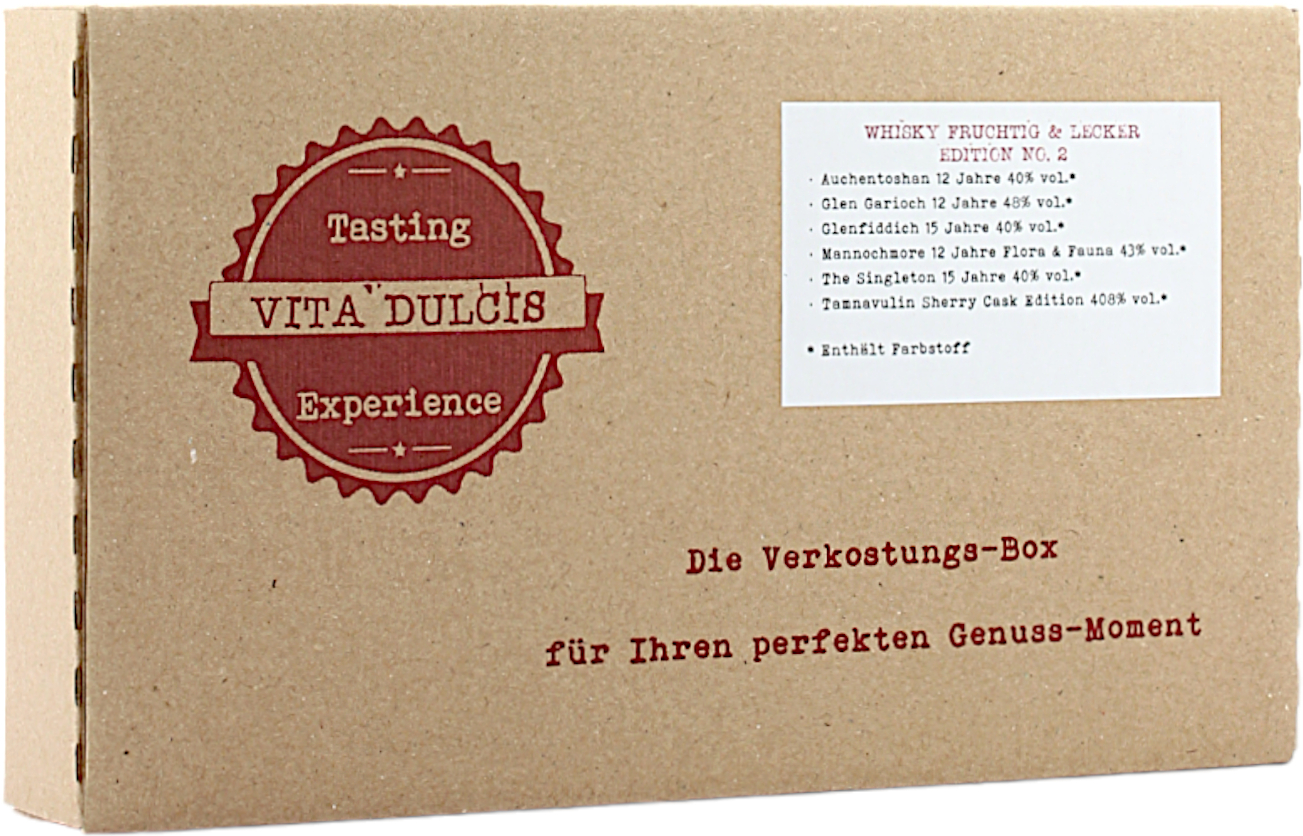 Whisky Tasting-Box "Fruchtig und Lecker" Edition 2 41.8% 6x20ml