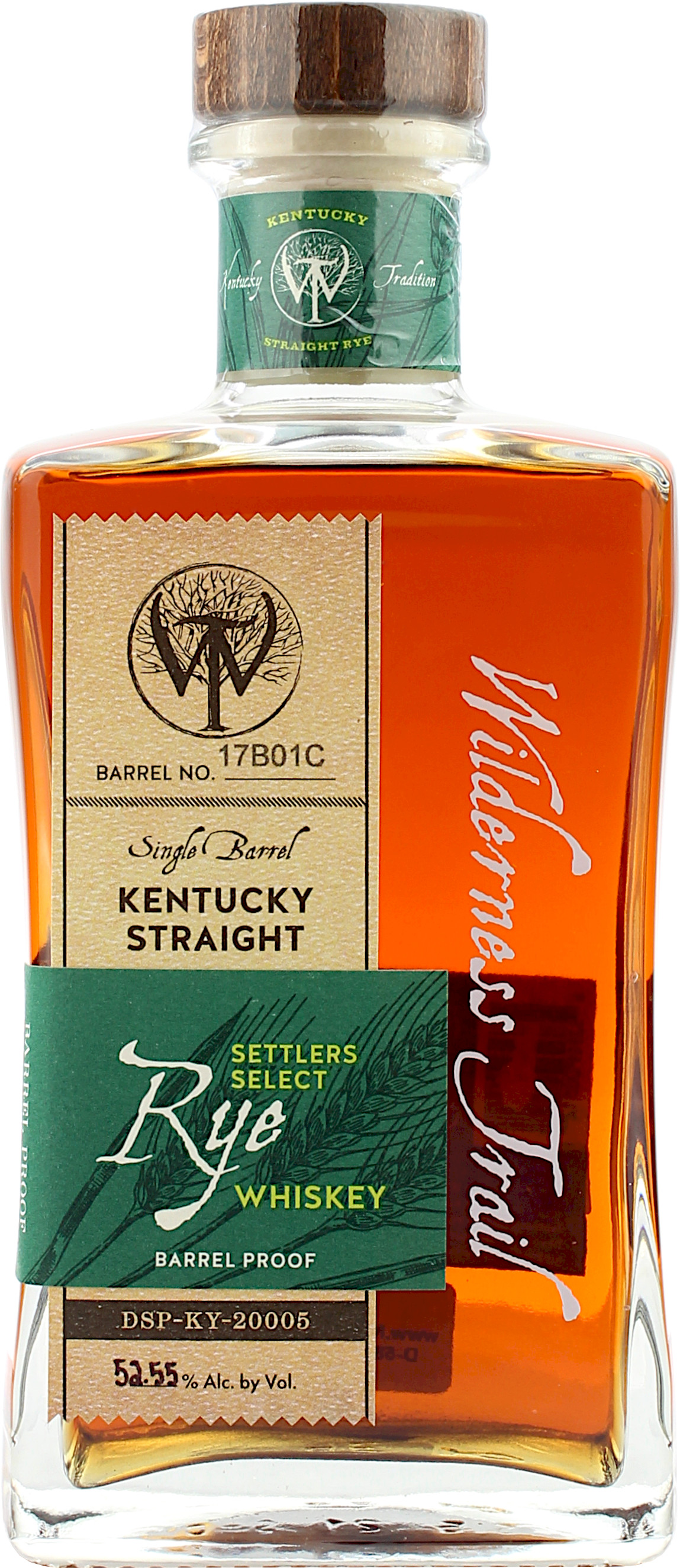 Wilderness Trail Kentucky Single Barrel Straight Rye Cask Strength 52.6% 0,7l