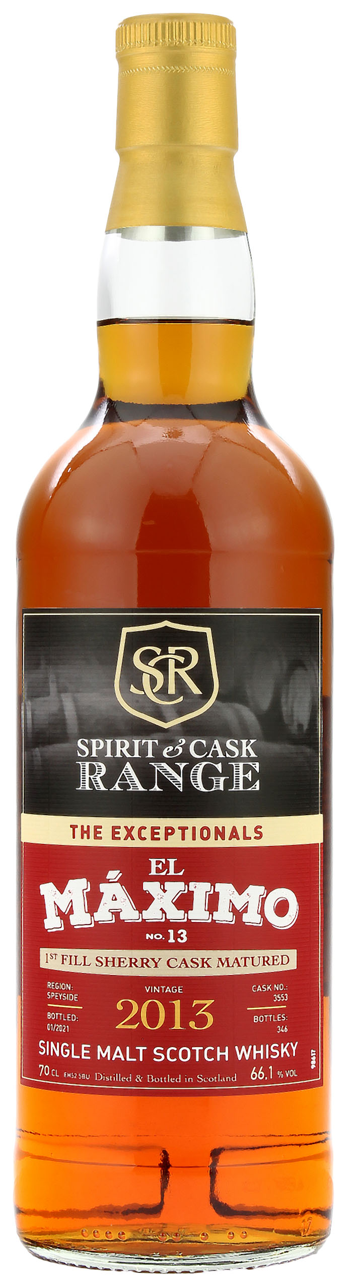 Spirit & Cask Range El Máximo Sherry No. 13 2013/2021 66.1% 0,7l