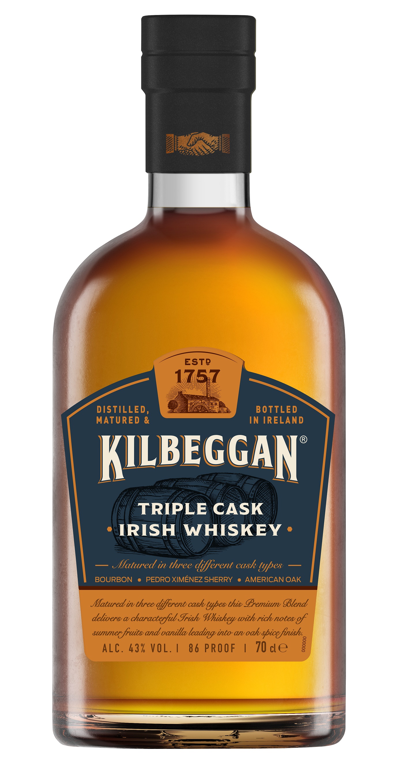 Kilbeggan Triple Cask 43.0% 0,7l