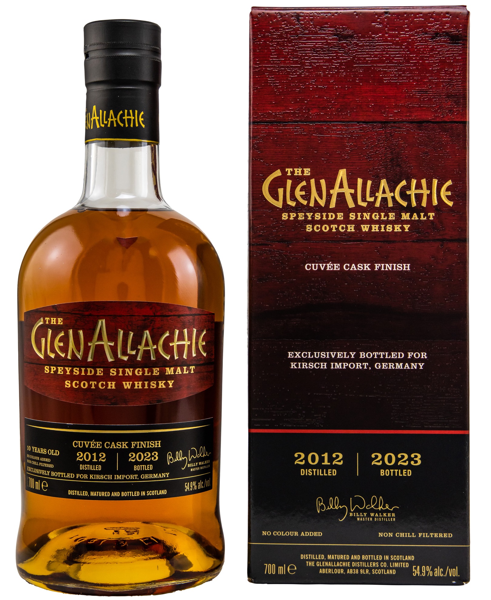 Glenallachie 10 Jahre 2012/2023 PX, Moscatel & Ruby Port Cuvee Cask 54.9% 0,7l