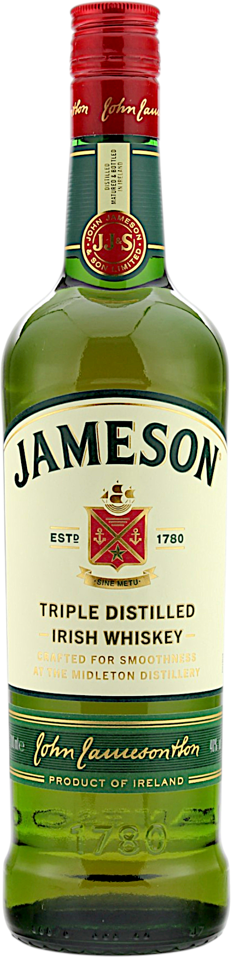 Jameson Irish Whiskey 40.0% 0,7l