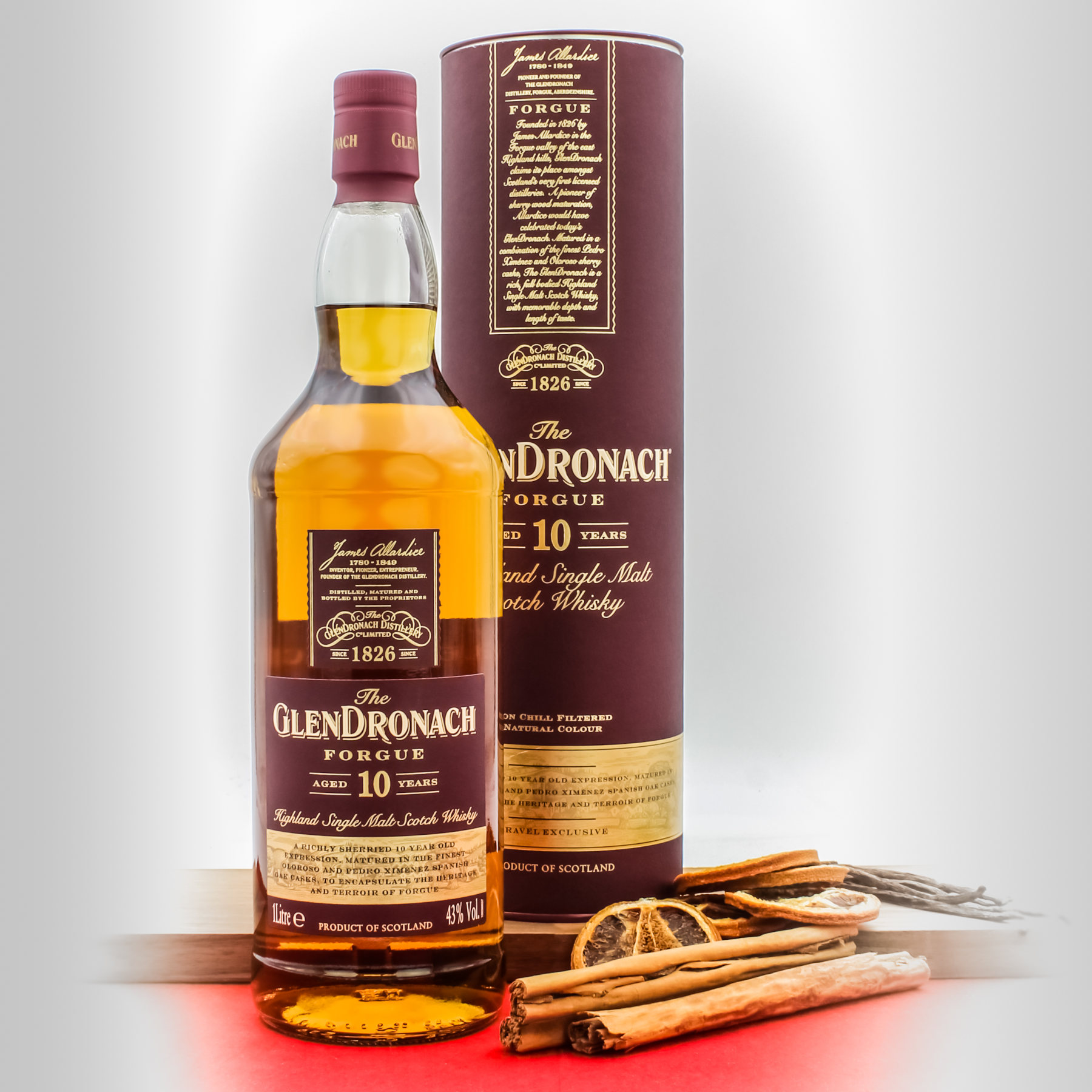 Glendronach 10 Jahre Forgue 43.0% 1 Liter