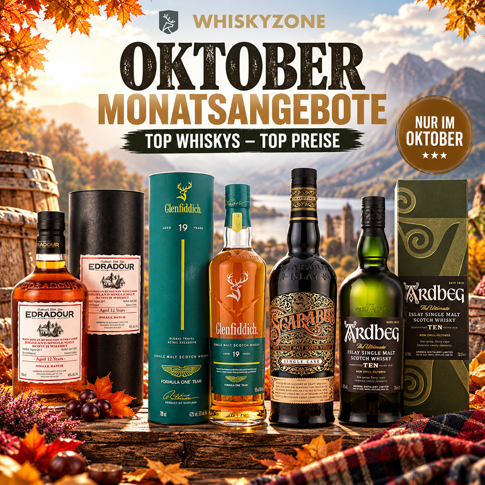 Whisky Monatsangebote Oktober