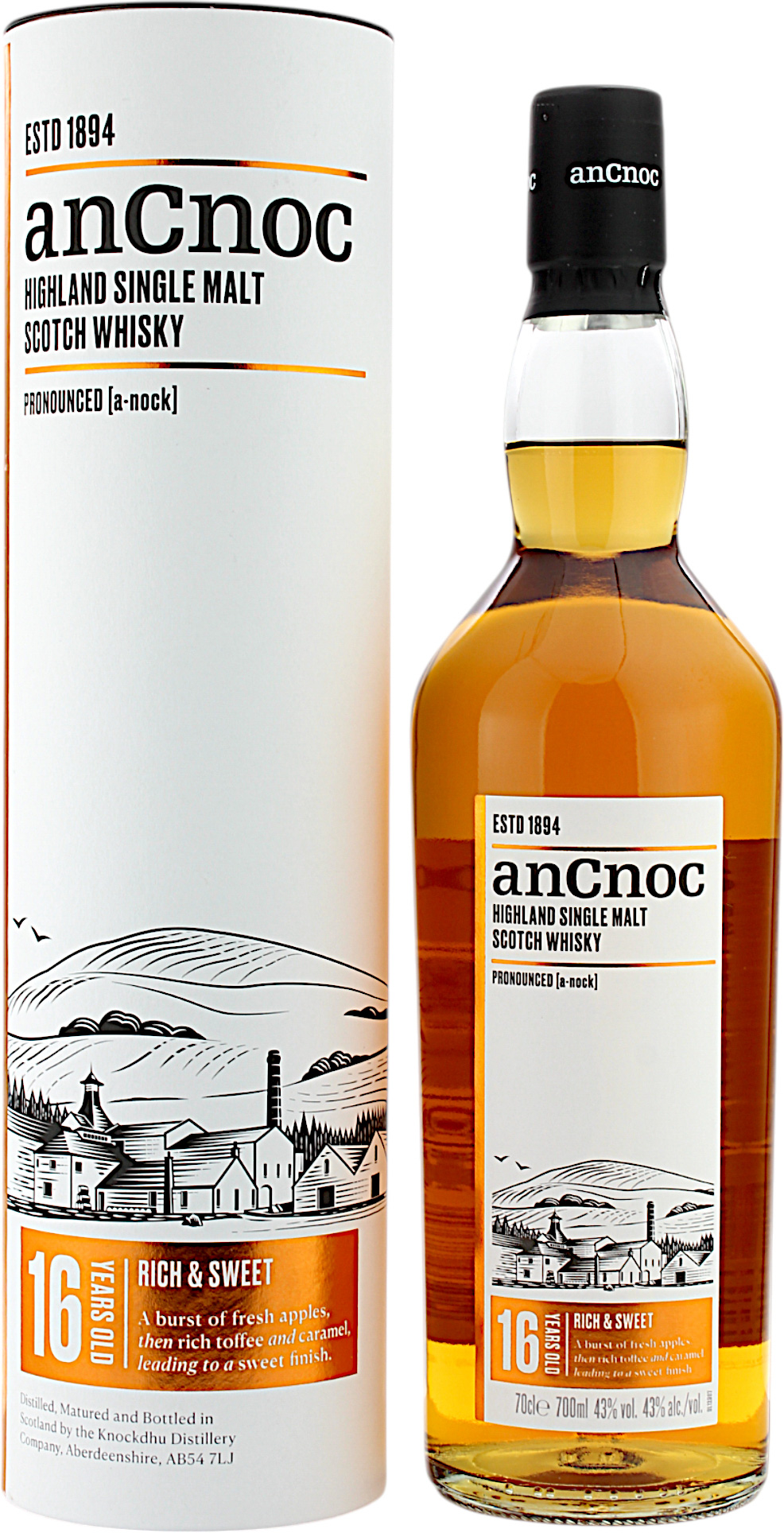 AnCnoc 16 Jahre 43.0% 0,7l