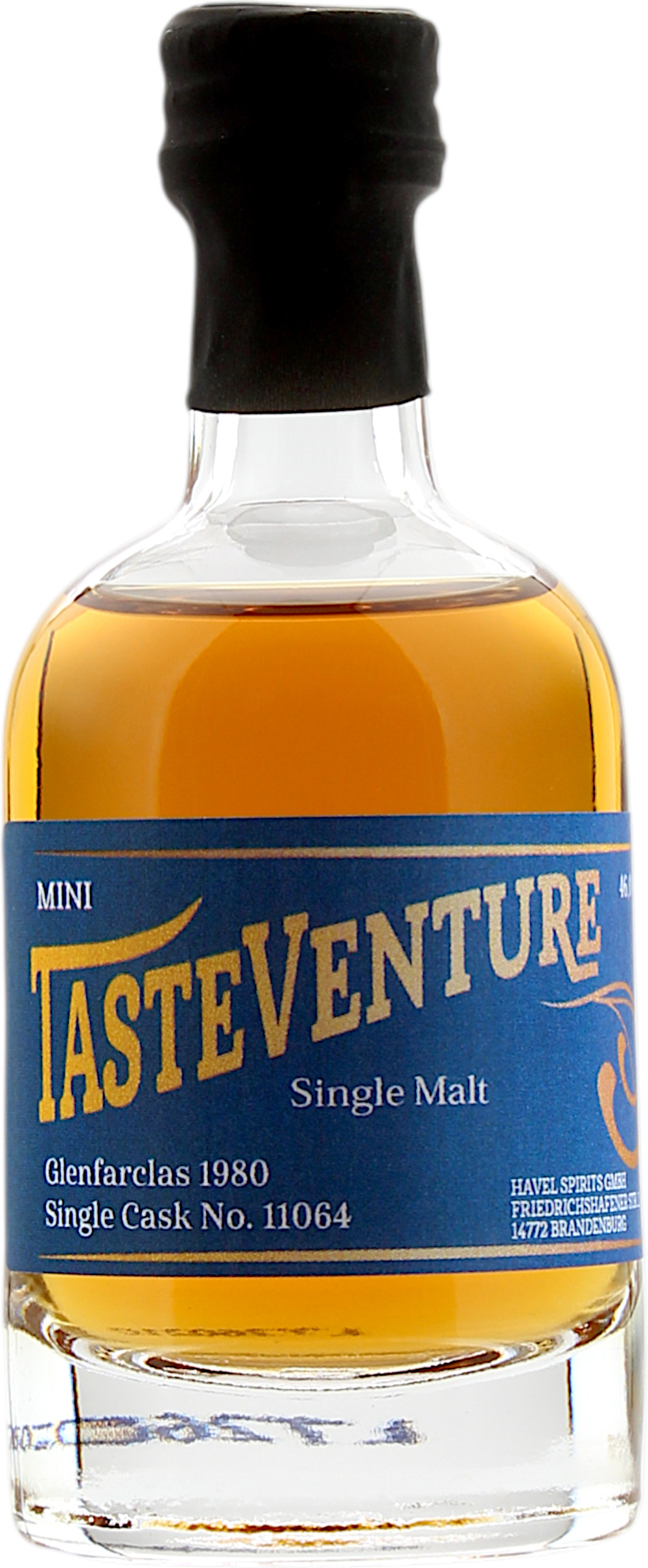 Miniatur Glenfarclas 23 Jahre 1980/2004 Christmas Port Pipes Selection #11064 Tasteventure 46.0% 0,05l