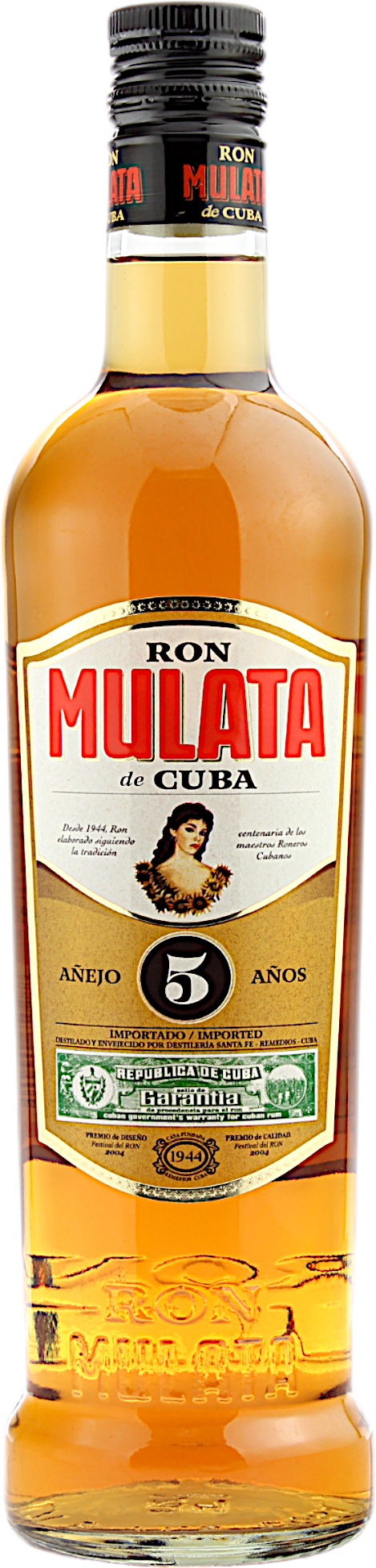 Ron Mulata Anejo 5 Jahre 38.0% 0,7l