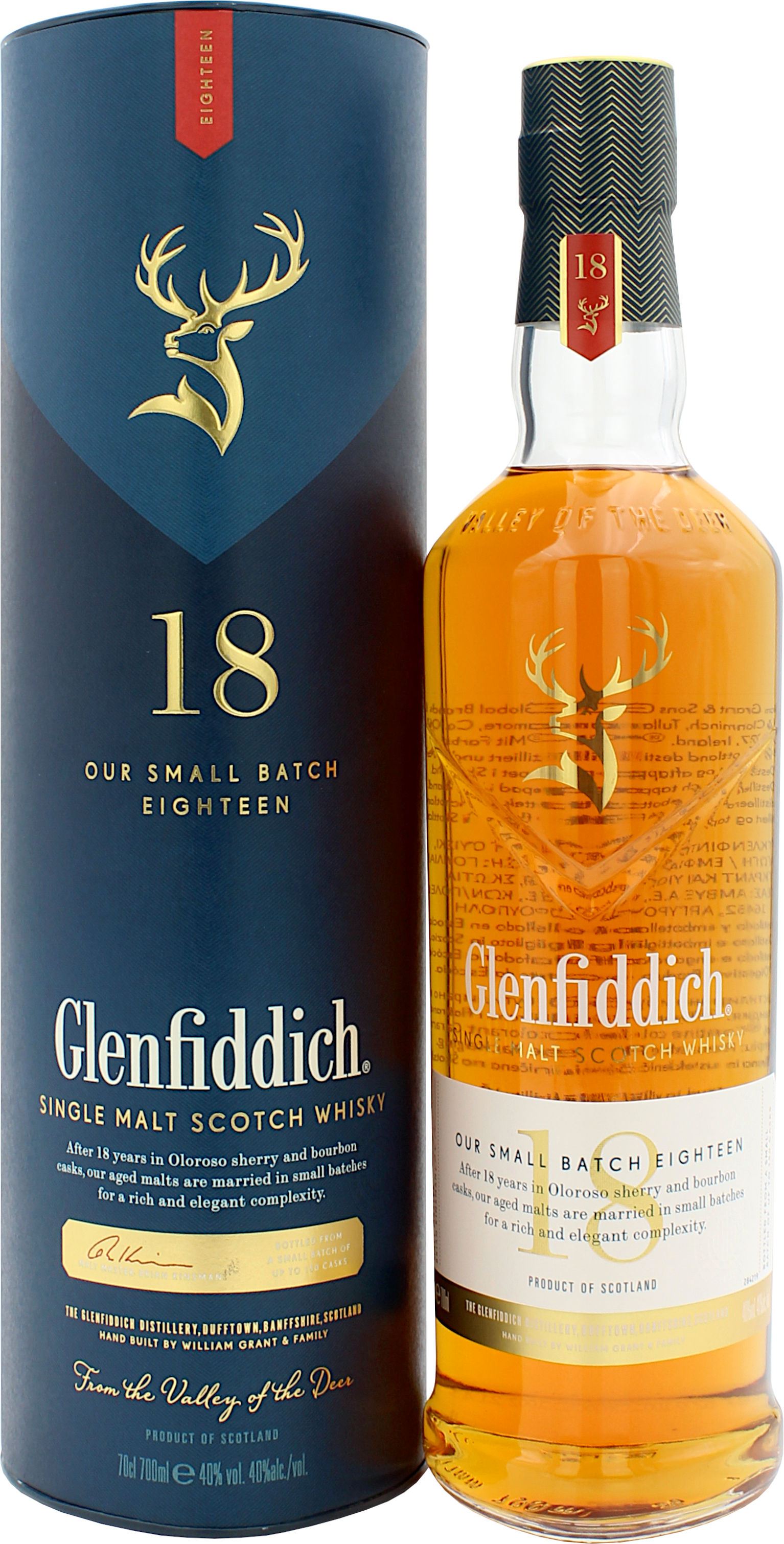 Glenfiddich Small Batch Reserve 18 Jahre 40.0% 0,7l Glenfiddich Small Batch Reserve 18 Jahre 40.0% 0,7l