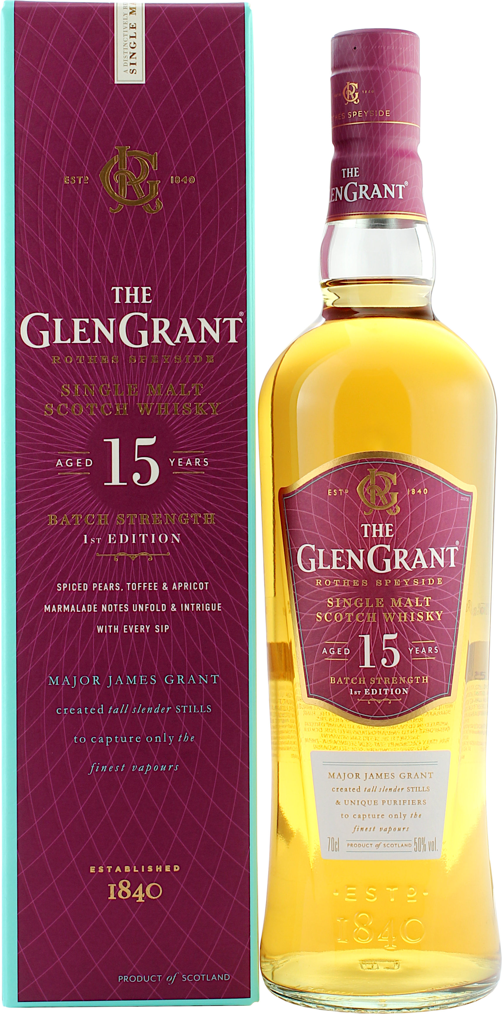 Glen Grant 15 Jahre Batch Strength First Edition 50.0% 0,7l