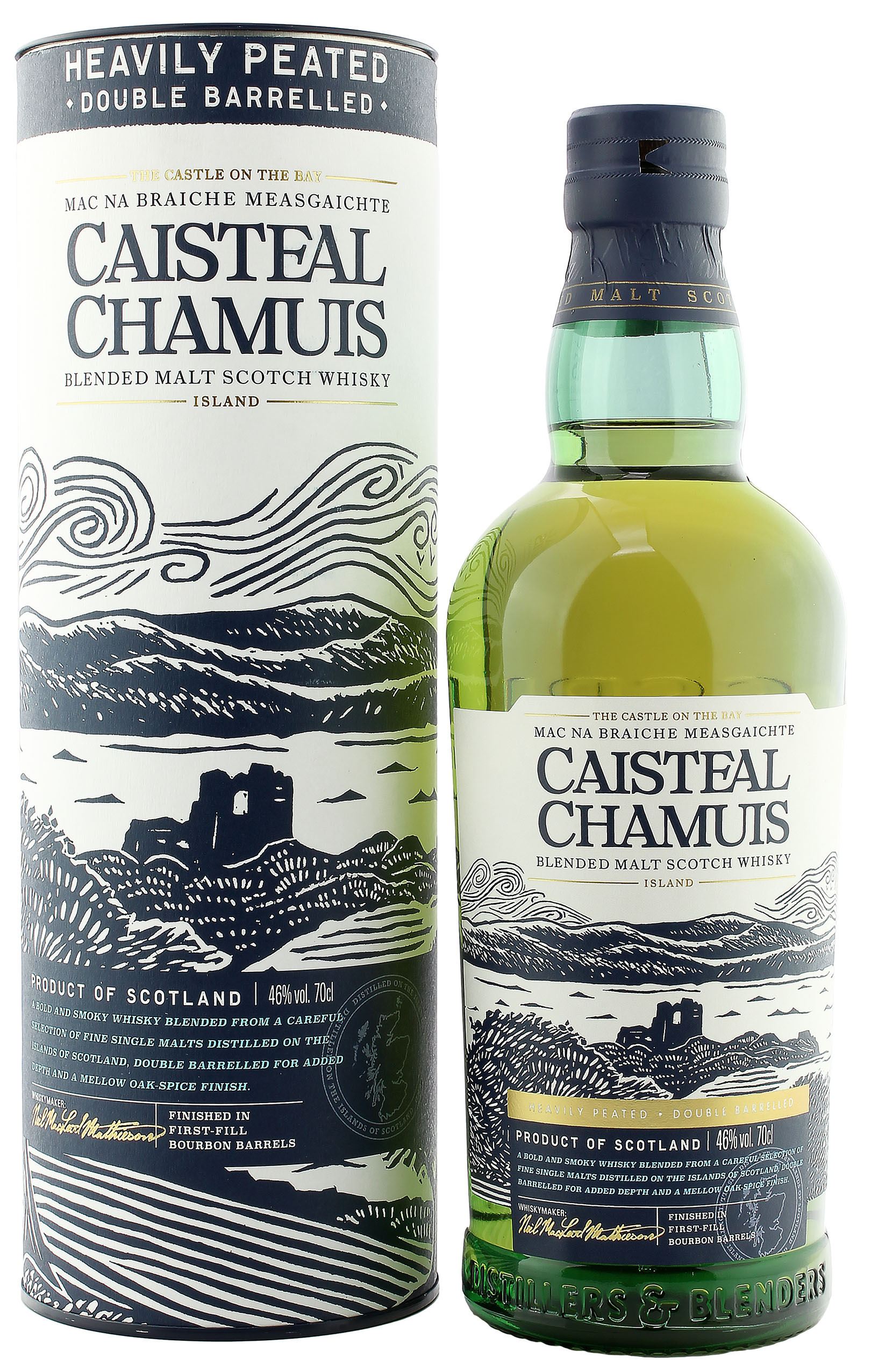Caisteal Chamuis Heavily Peated Double Barrel 46.0% 0,7l