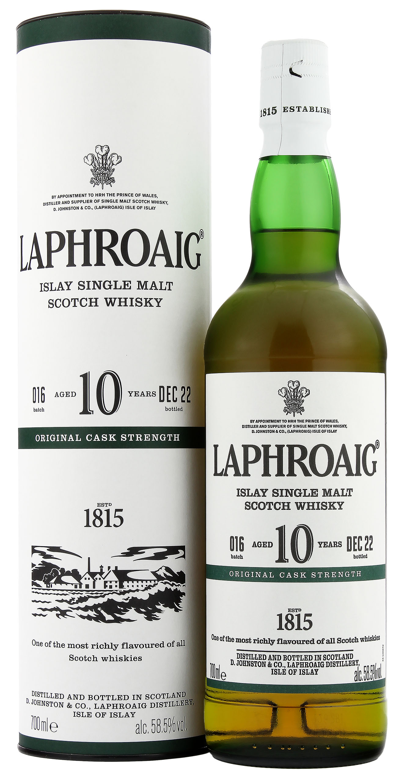 Laphroaig 10 Jahre Cask Strength Batch 16 2022 58.5% 0,7l